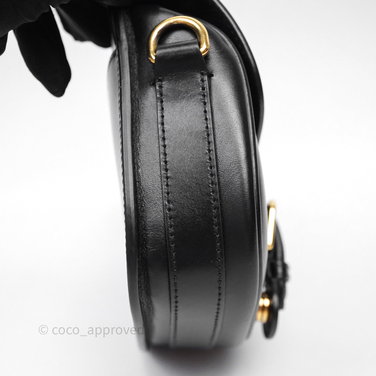 Christian Dior Small Bobby Bag Black Box Calfskin