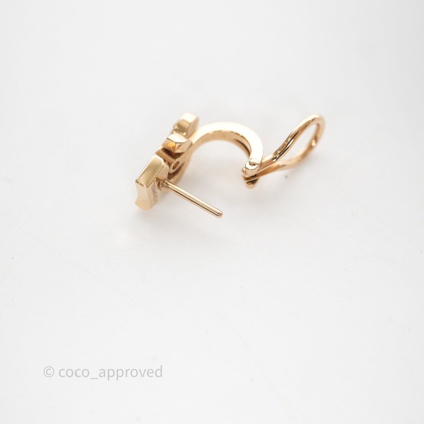 Chanel Eternal N°5 Single Earring 18K Beige Gold Diamonds