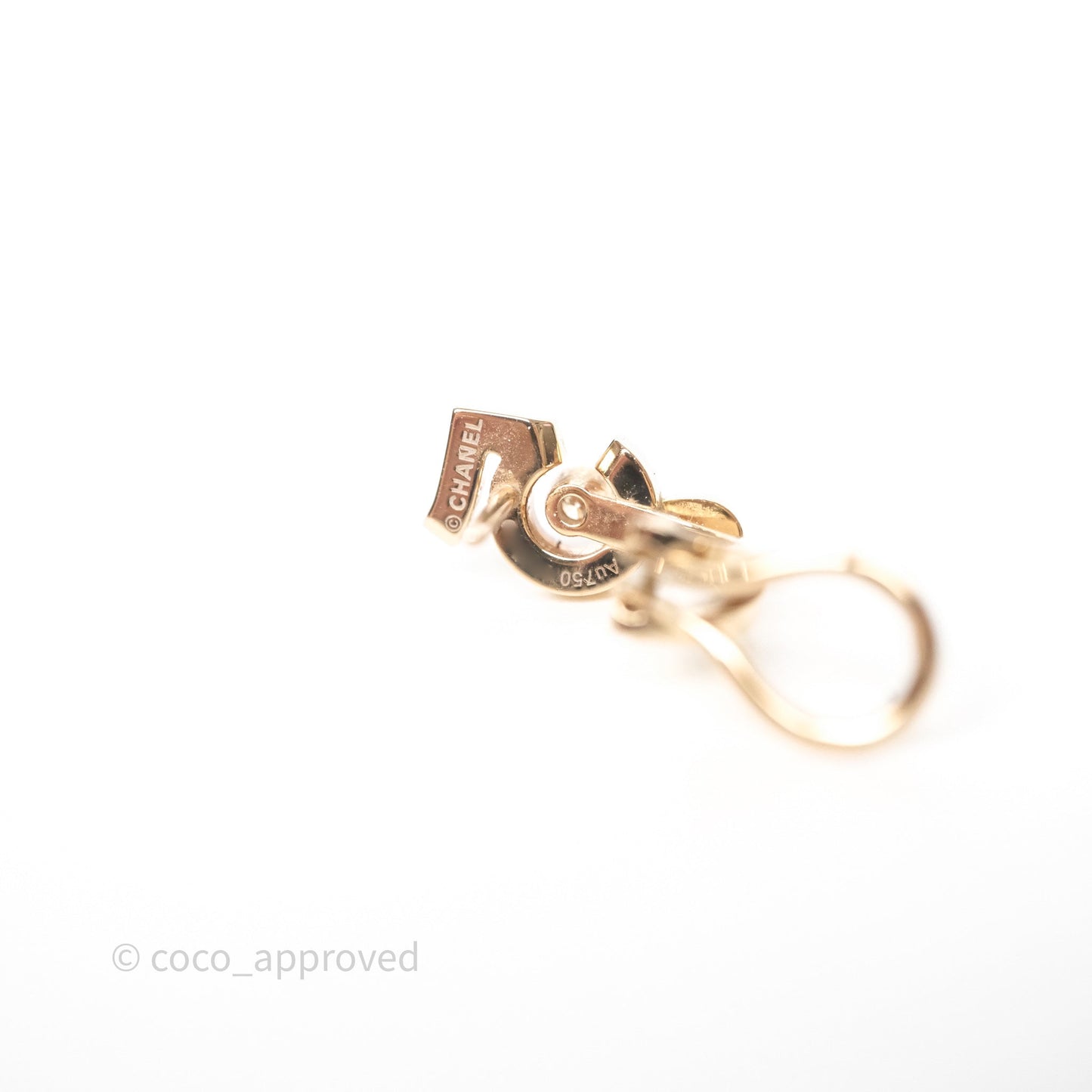 Chanel Eternal N°5 Single Earring 18K Beige Gold Diamonds