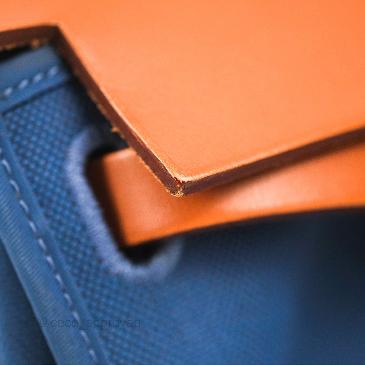 Hermès Herbag Zip 31 Blue/Natural Canvas Palladium Hardware