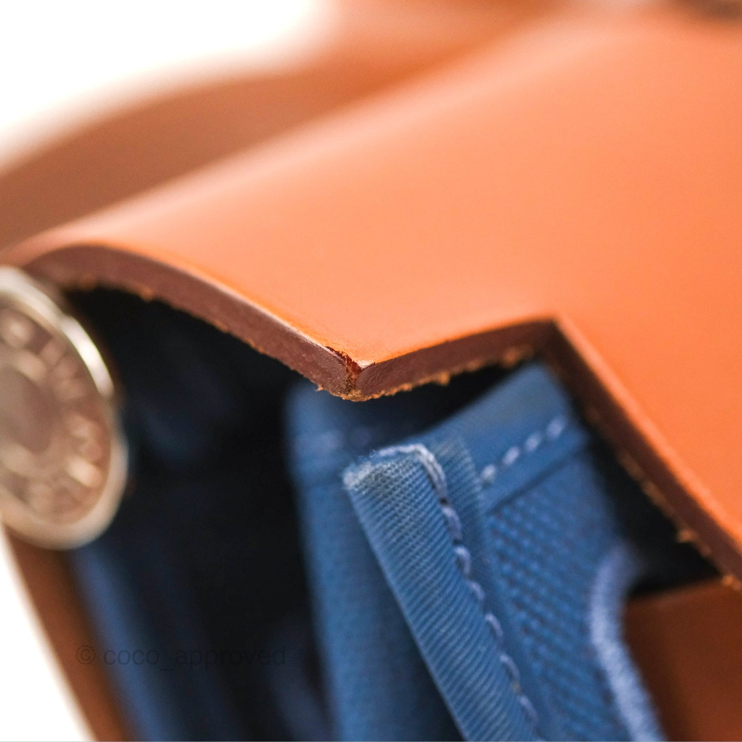 Hermès Herbag Zip 31 Blue/Natural Canvas Palladium Hardware