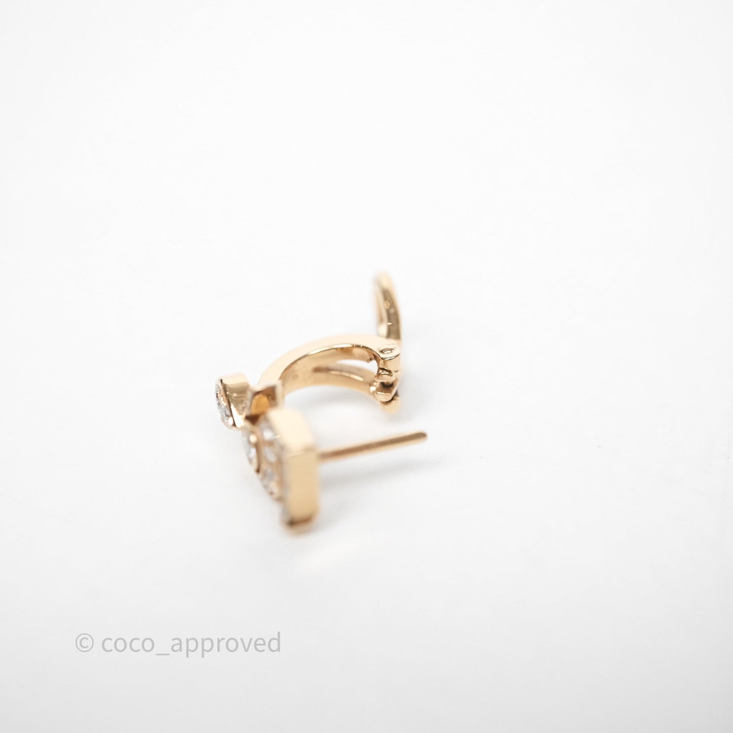 Chanel Eternal N°5 Single Earring 18K Beige Gold Diamonds