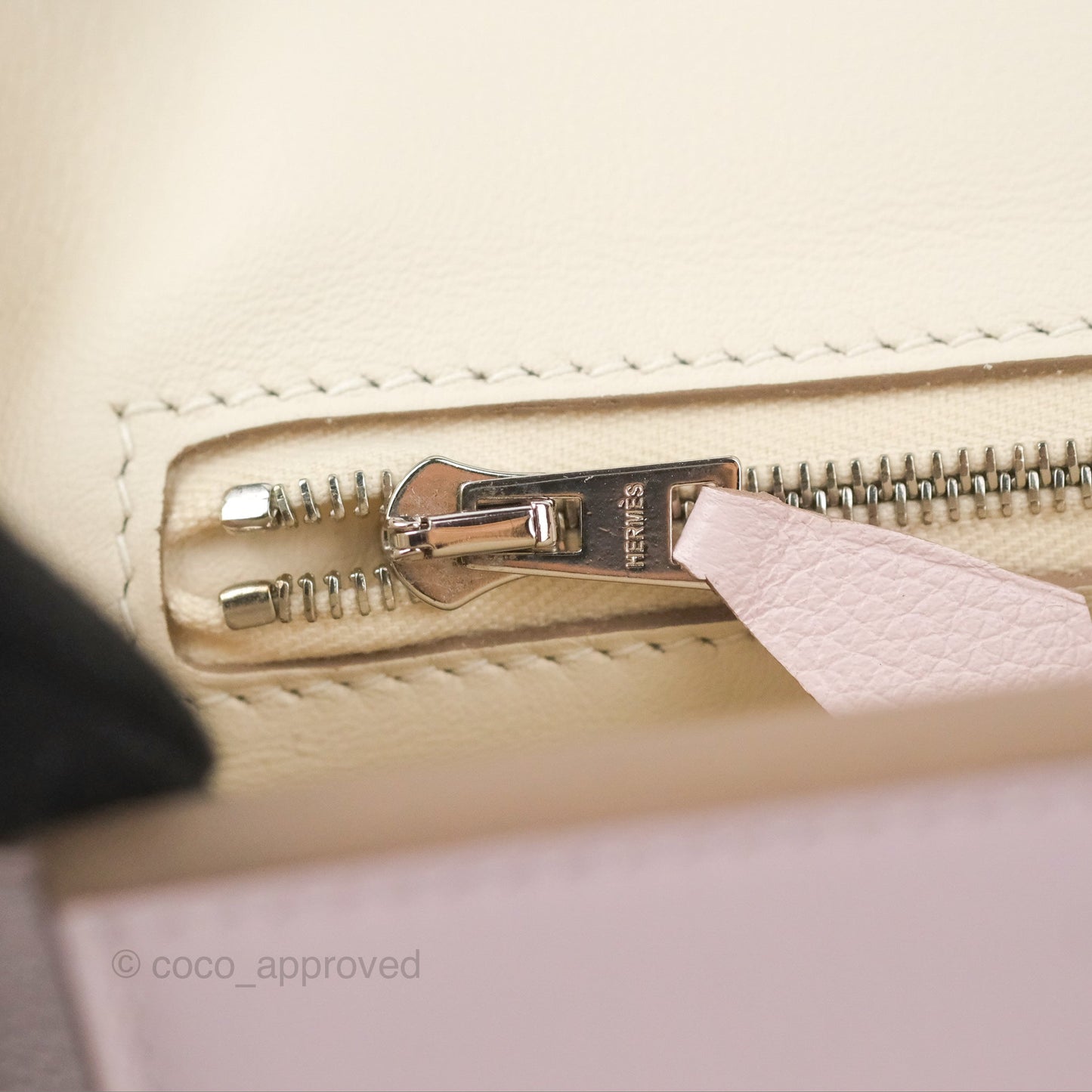 Hermès 24/24 21 Mini Mauve Pale Evercolor Palladium Hardware