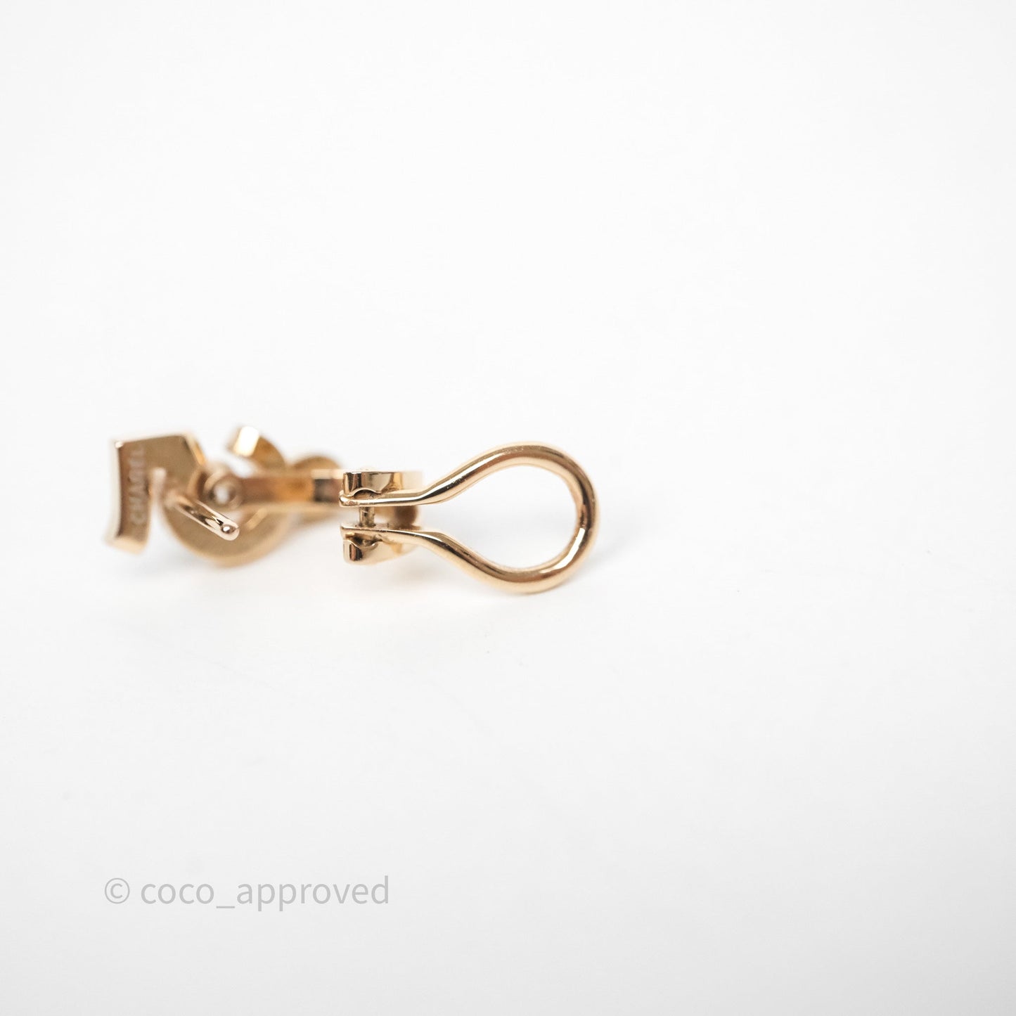 Chanel Eternal N°5 Single Earring 18K Beige Gold Diamonds