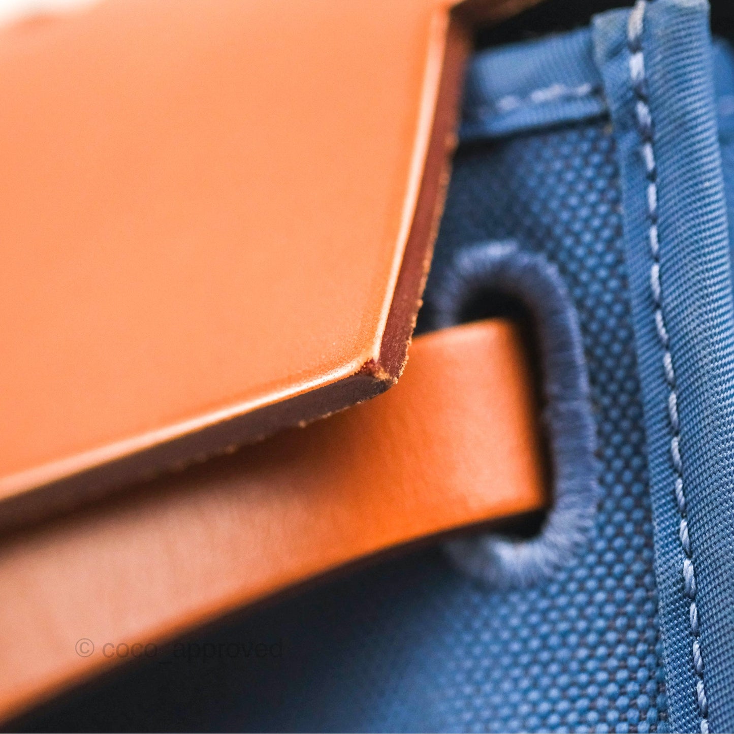 Hermès Herbag Zip 31 Blue/Natural Canvas Palladium Hardware