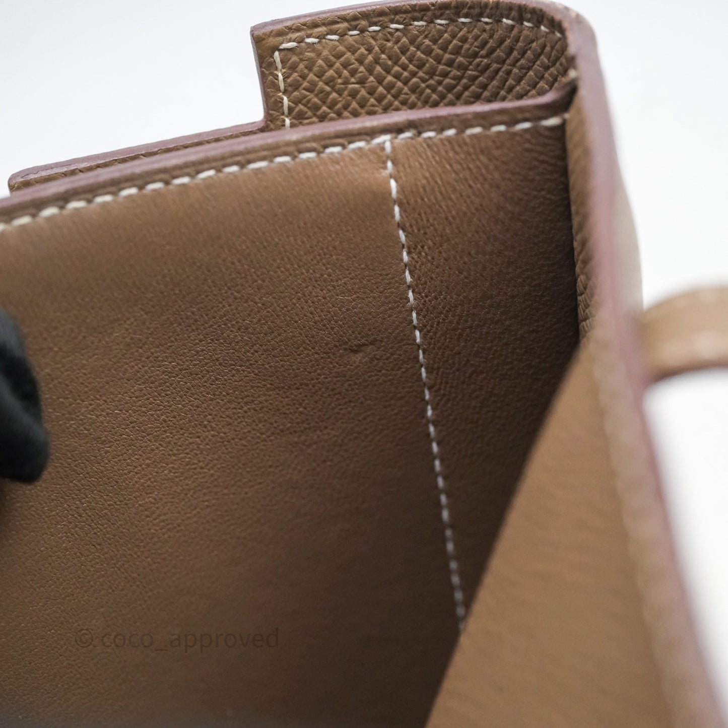 Hermès Kelly To Go 18 Étoupe Epsom Short Wallet Gold Hardware