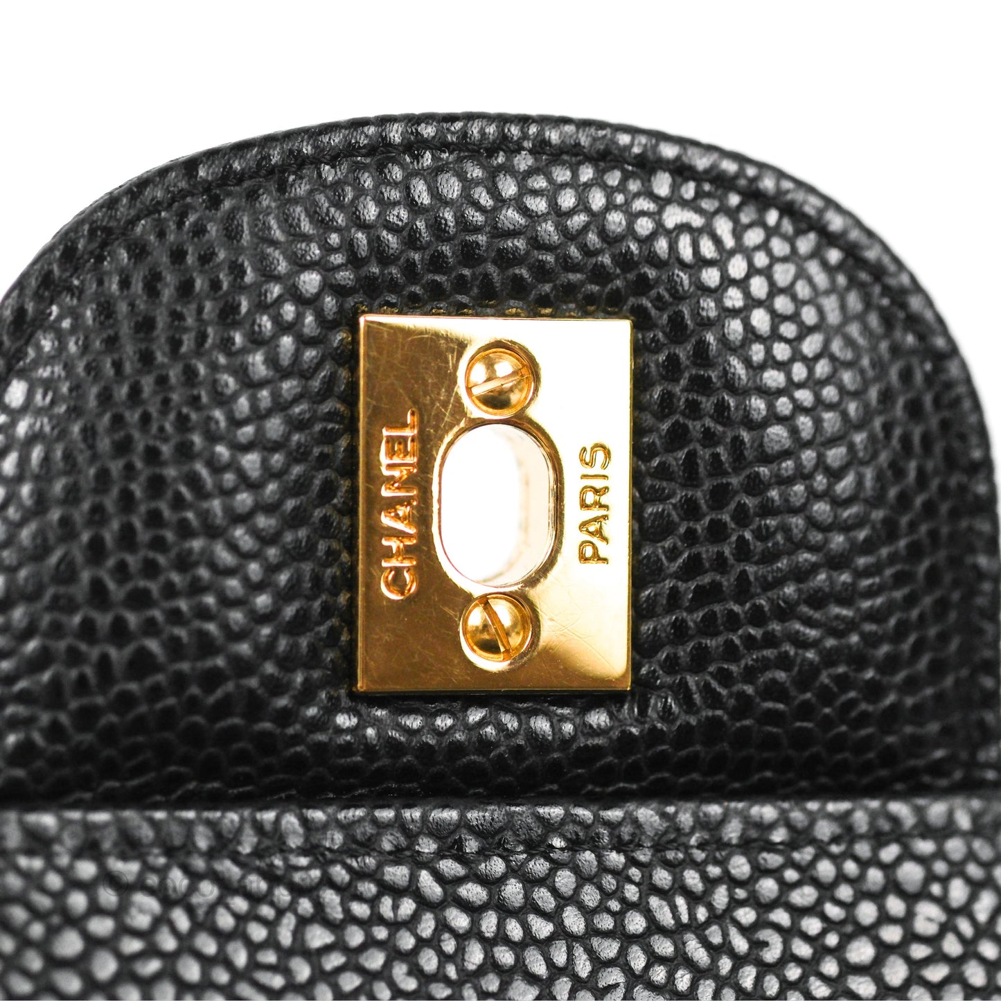 Chanel Jumbo Double Flap Black Caviar Gold Hardware⁣⁣