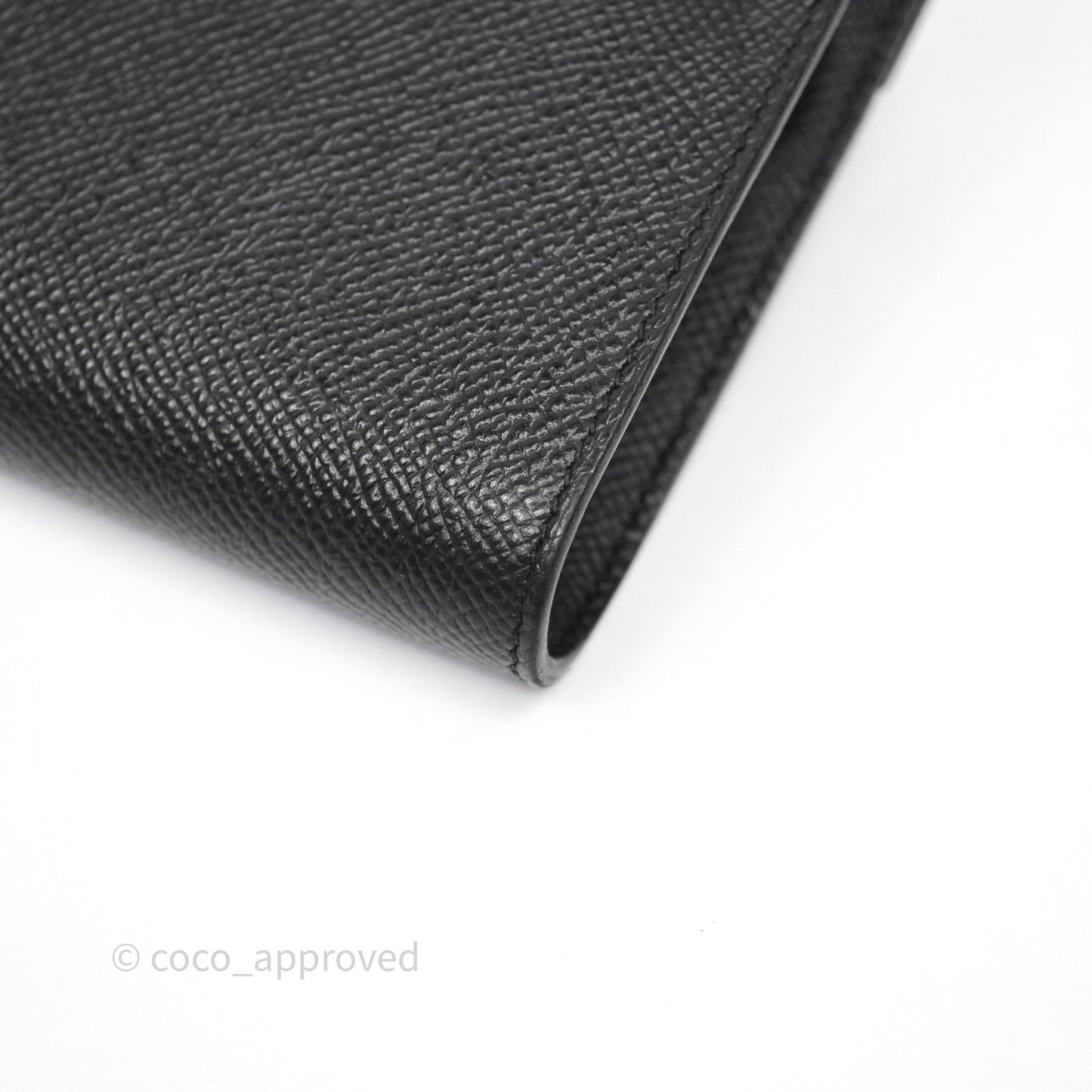 Hermès Kelly To Go Wallet Noir 89 Black Epsom Gold Hardware