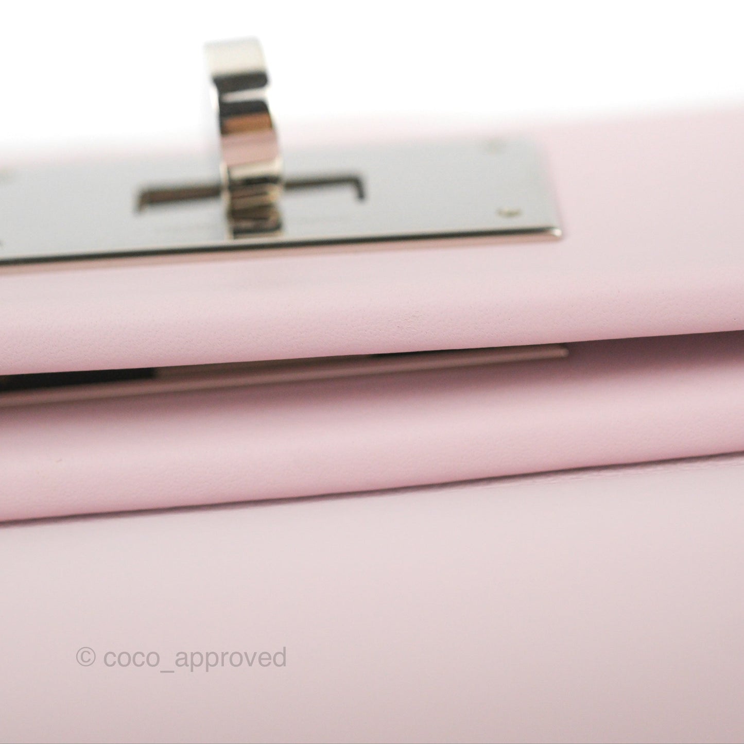 Hermès 24/24 21 Mini Mauve Pale Evercolor Palladium Hardware