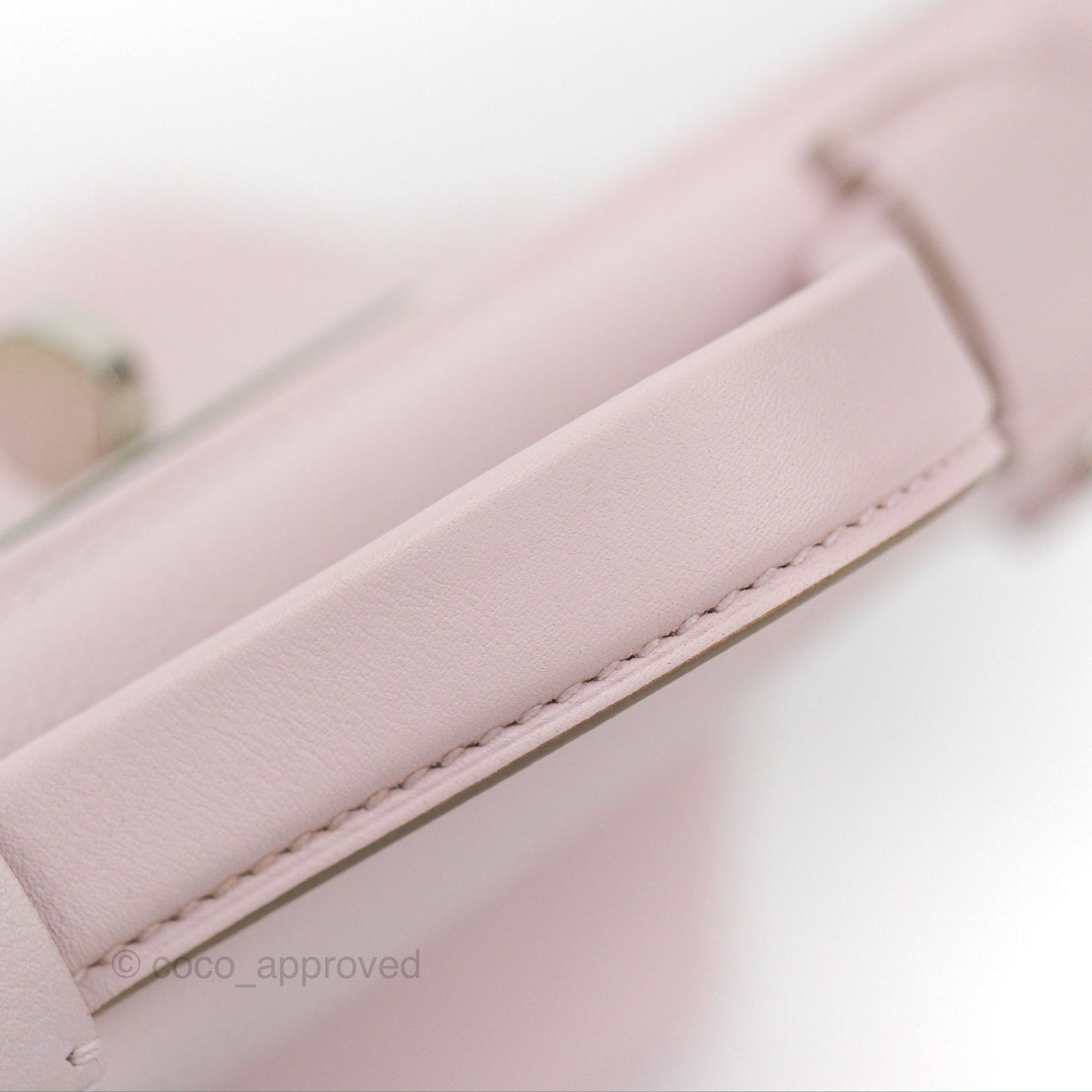 Hermès 24/24 21 Mini Mauve Pale Evercolor Palladium Hardware