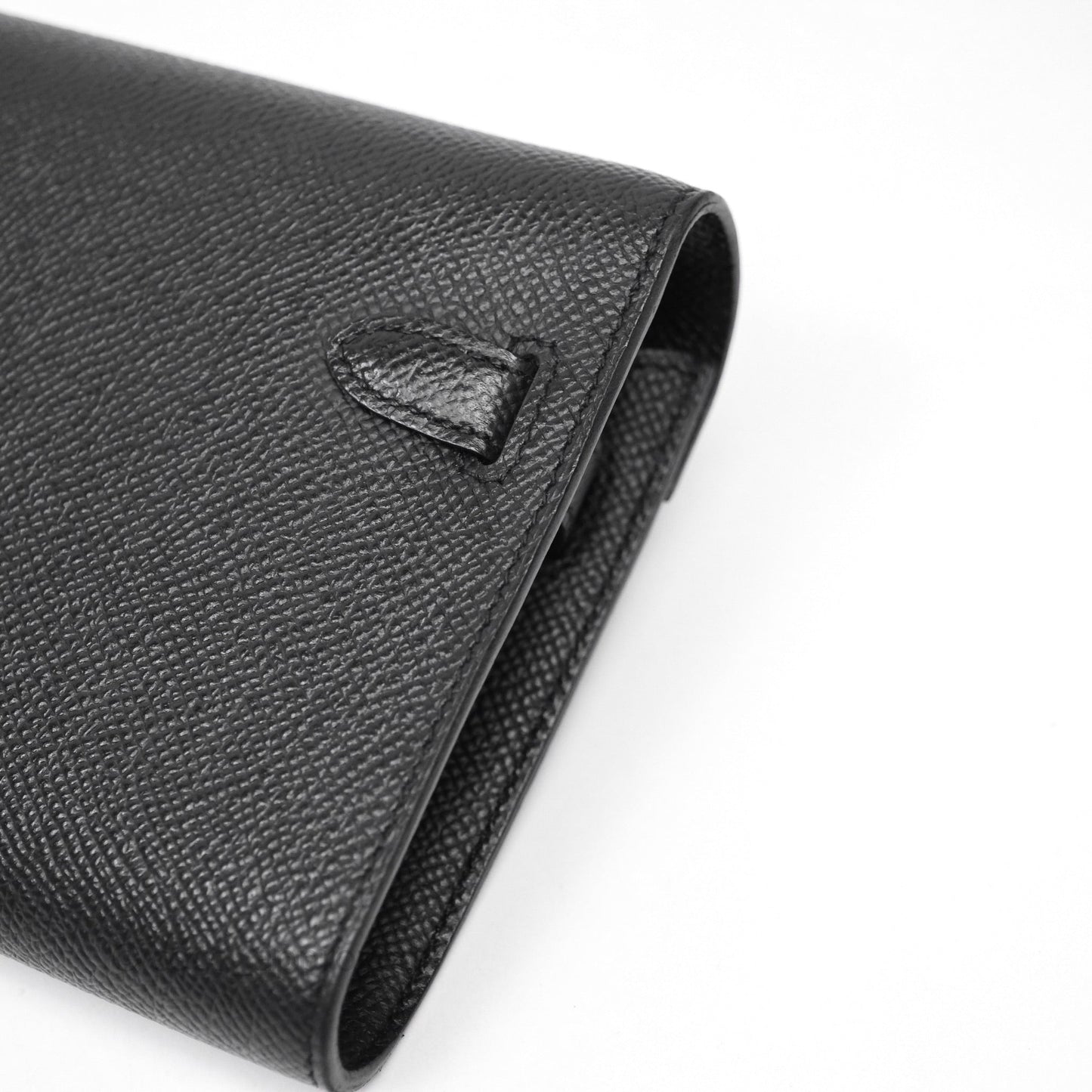 Hermès Kelly To Go Wallet Noir 89 Black Epsom Gold Hardware
