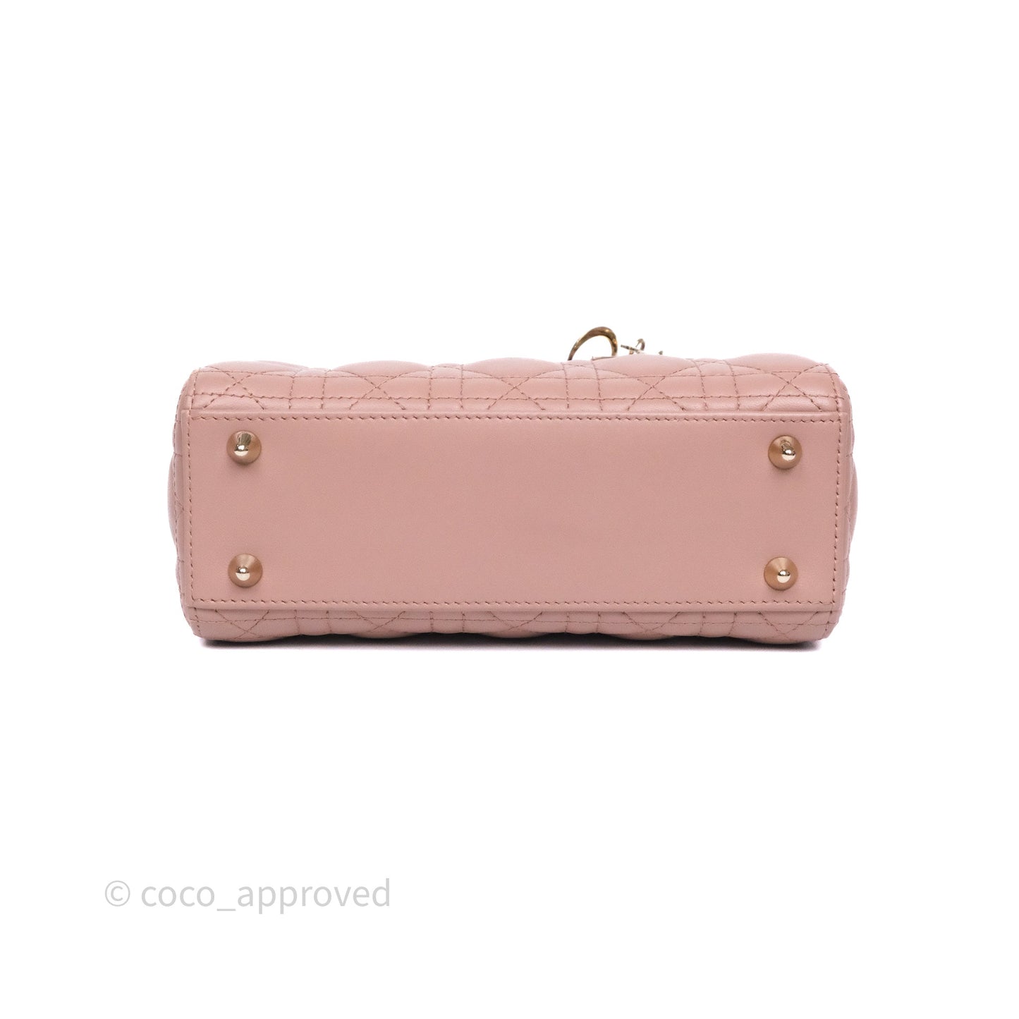 Christian Dior Small Lady Dior My ABCDior Bag Blush Cannage Lambskin