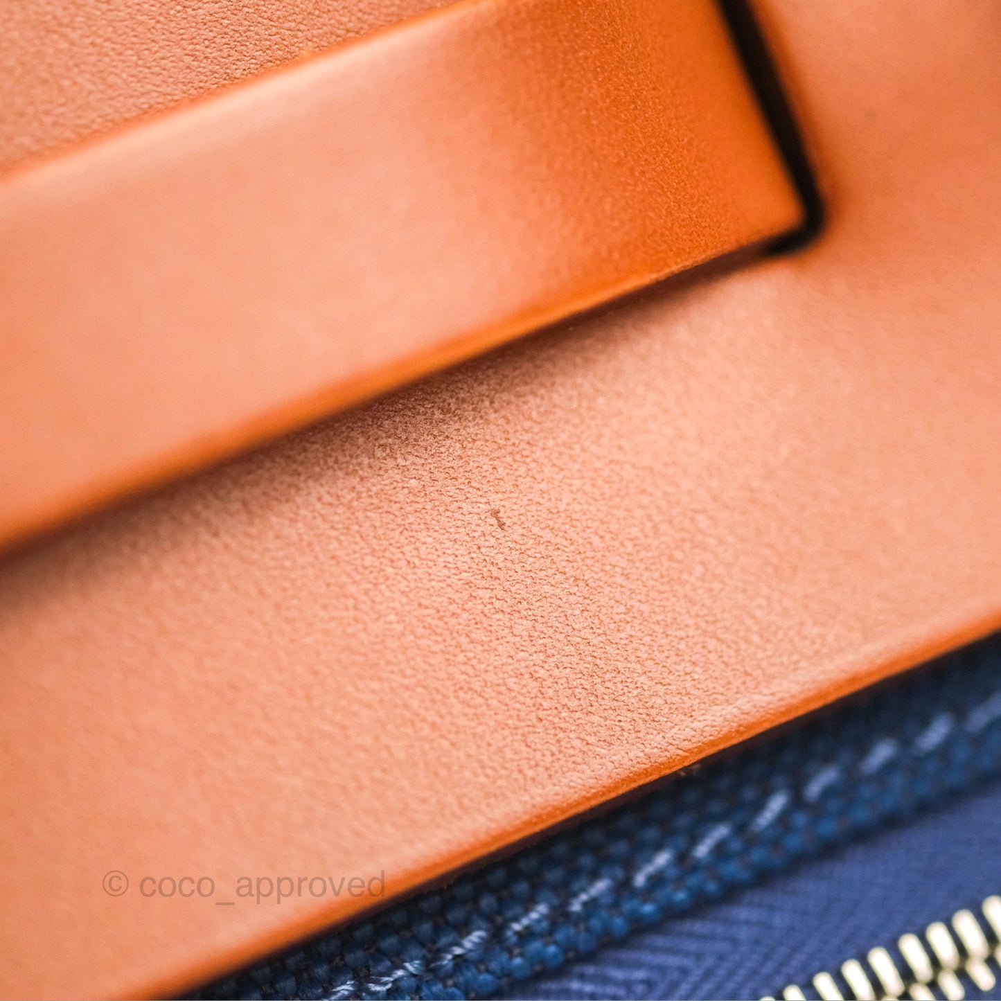 Hermès Herbag Zip 31 Blue/Natural Canvas Palladium Hardware