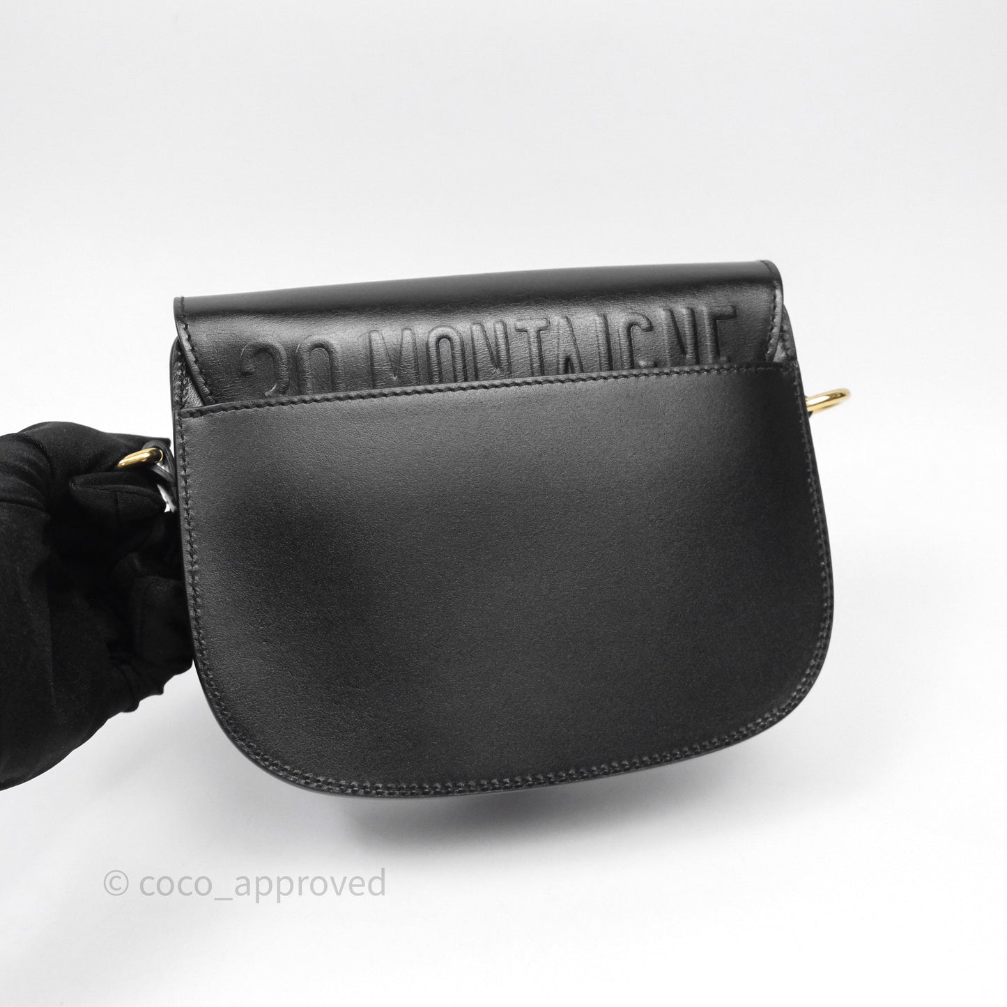 Christian Dior Small Bobby Bag Black Box Calfskin