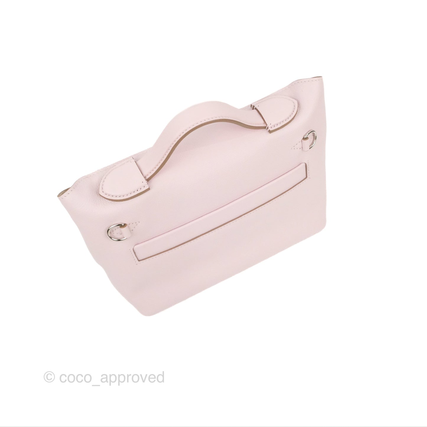 Hermès 24/24 21 Mini Mauve Pale Evercolor Palladium Hardware