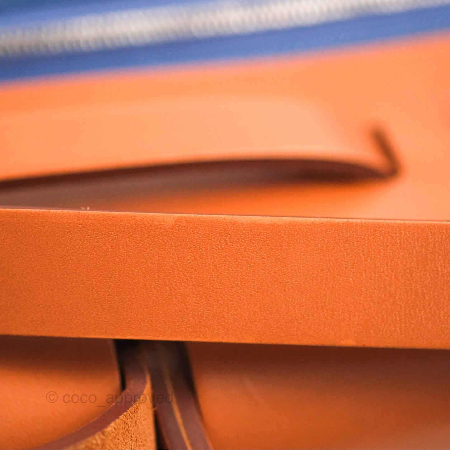 Hermès Herbag Zip 31 Blue/Natural Canvas Palladium Hardware