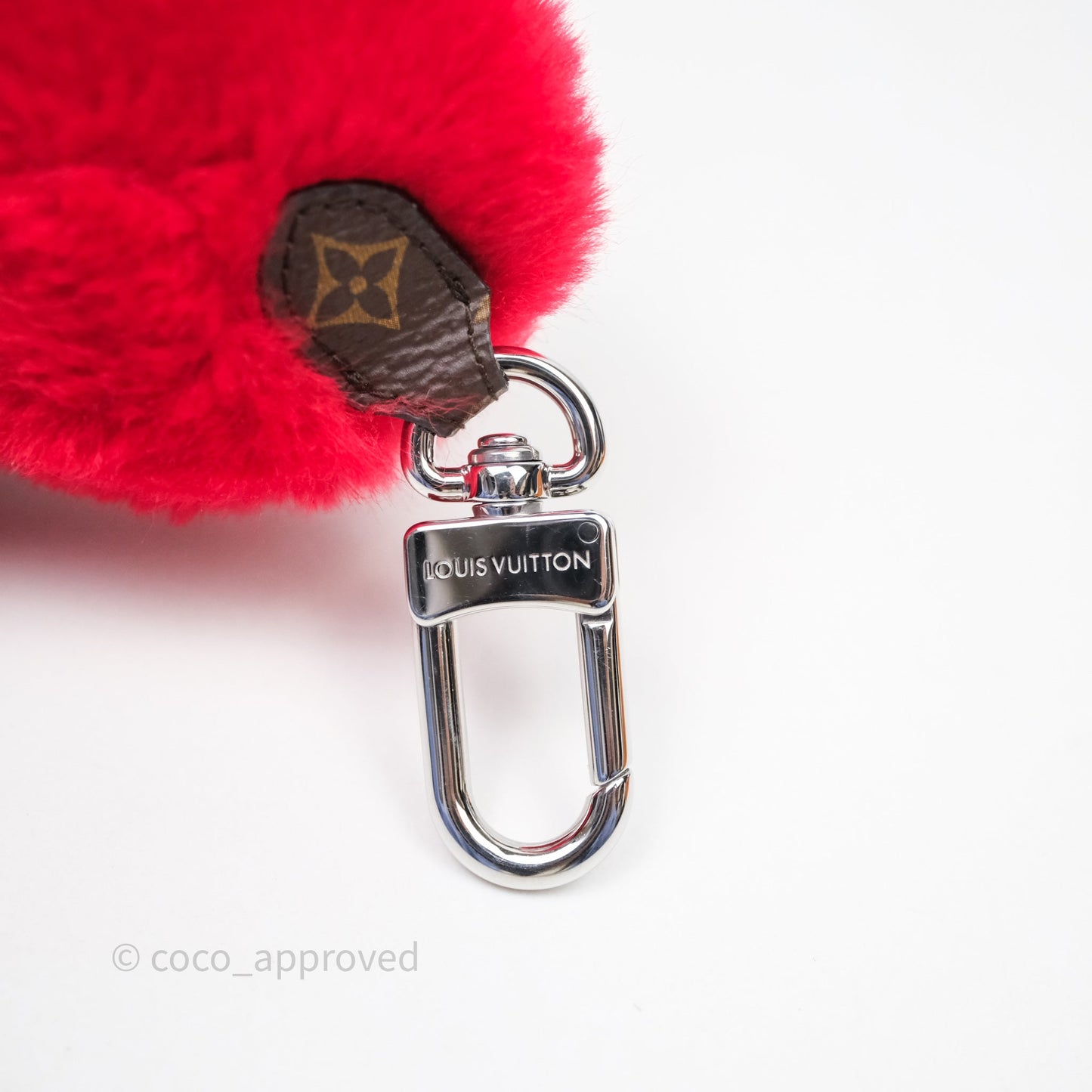 Louis Vuitton Lucky Heart Red Bag Charm