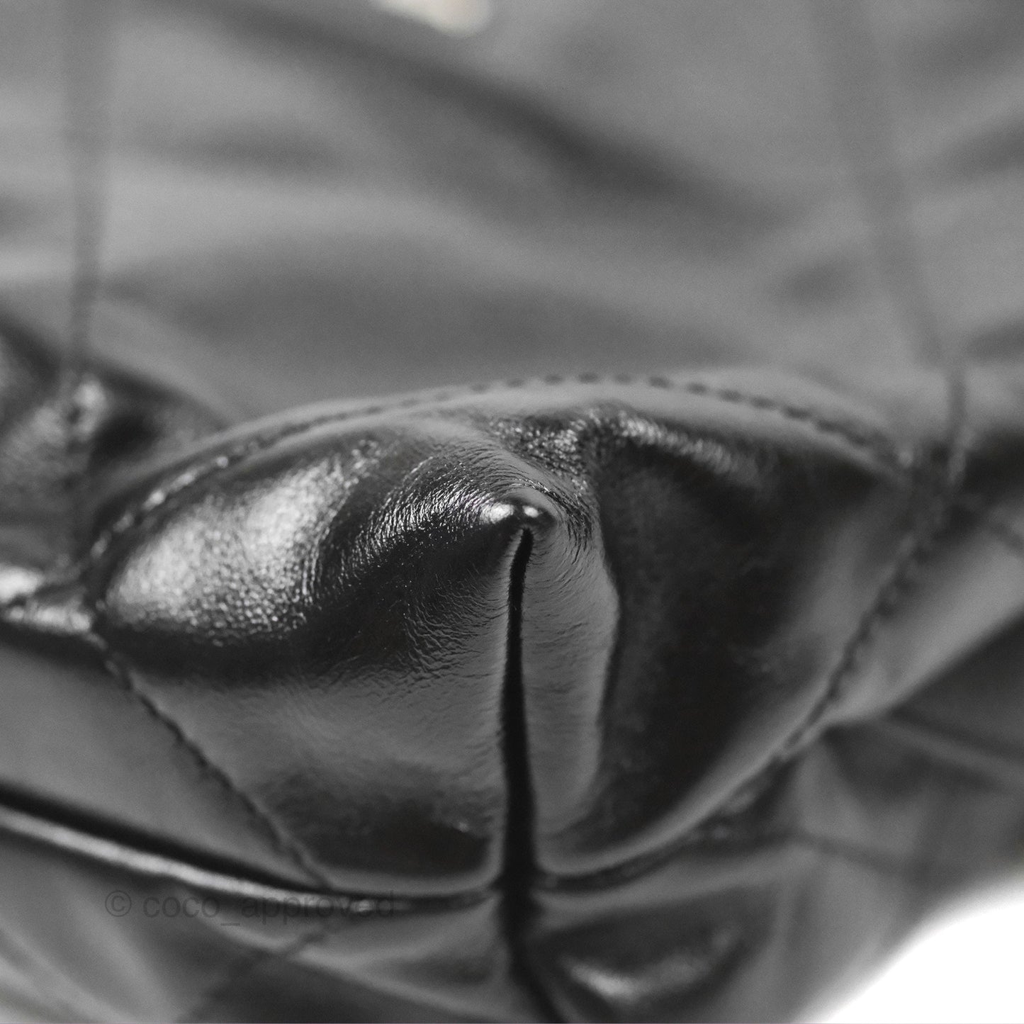 Chanel 22 Small Shiny Calfskin Quilted Backpack Black