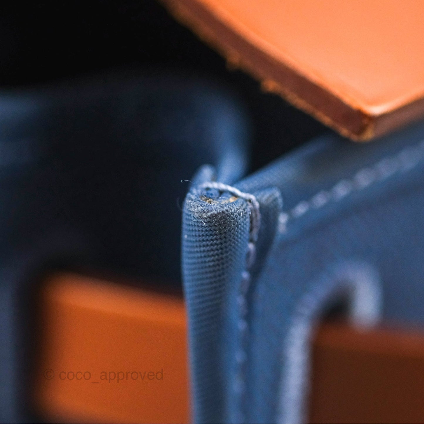 Hermès Herbag Zip 31 Blue/Natural Canvas Palladium Hardware