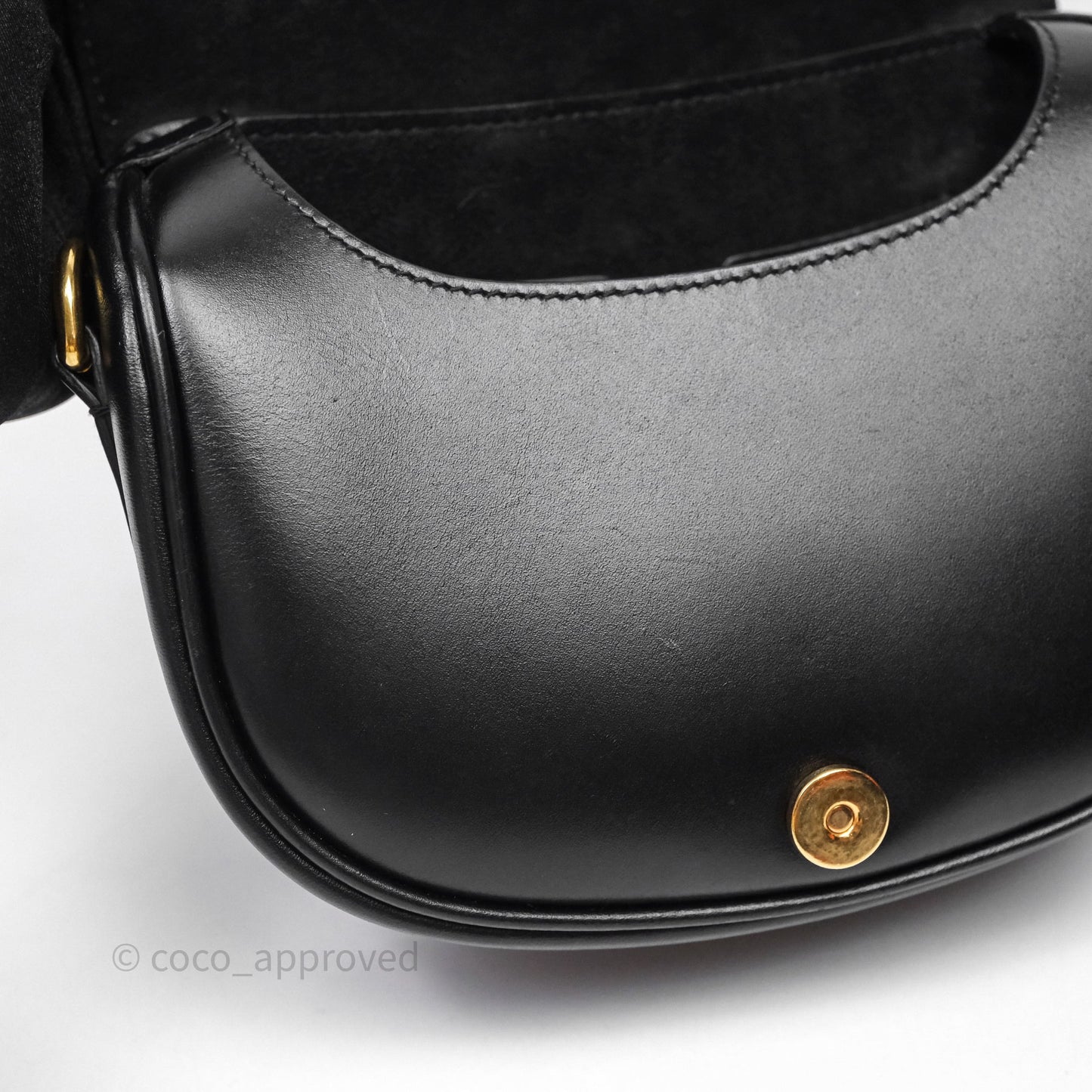 Christian Dior Small Bobby Bag Black Box Calfskin