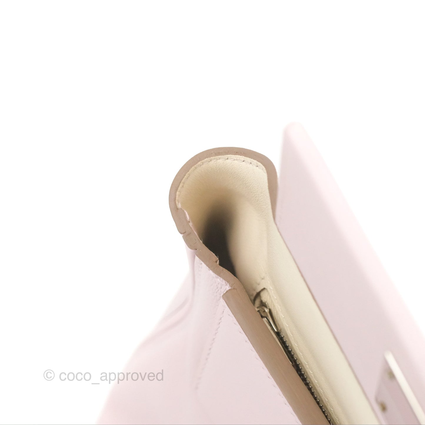 Hermès 24/24 21 Mini Mauve Pale Evercolor Palladium Hardware
