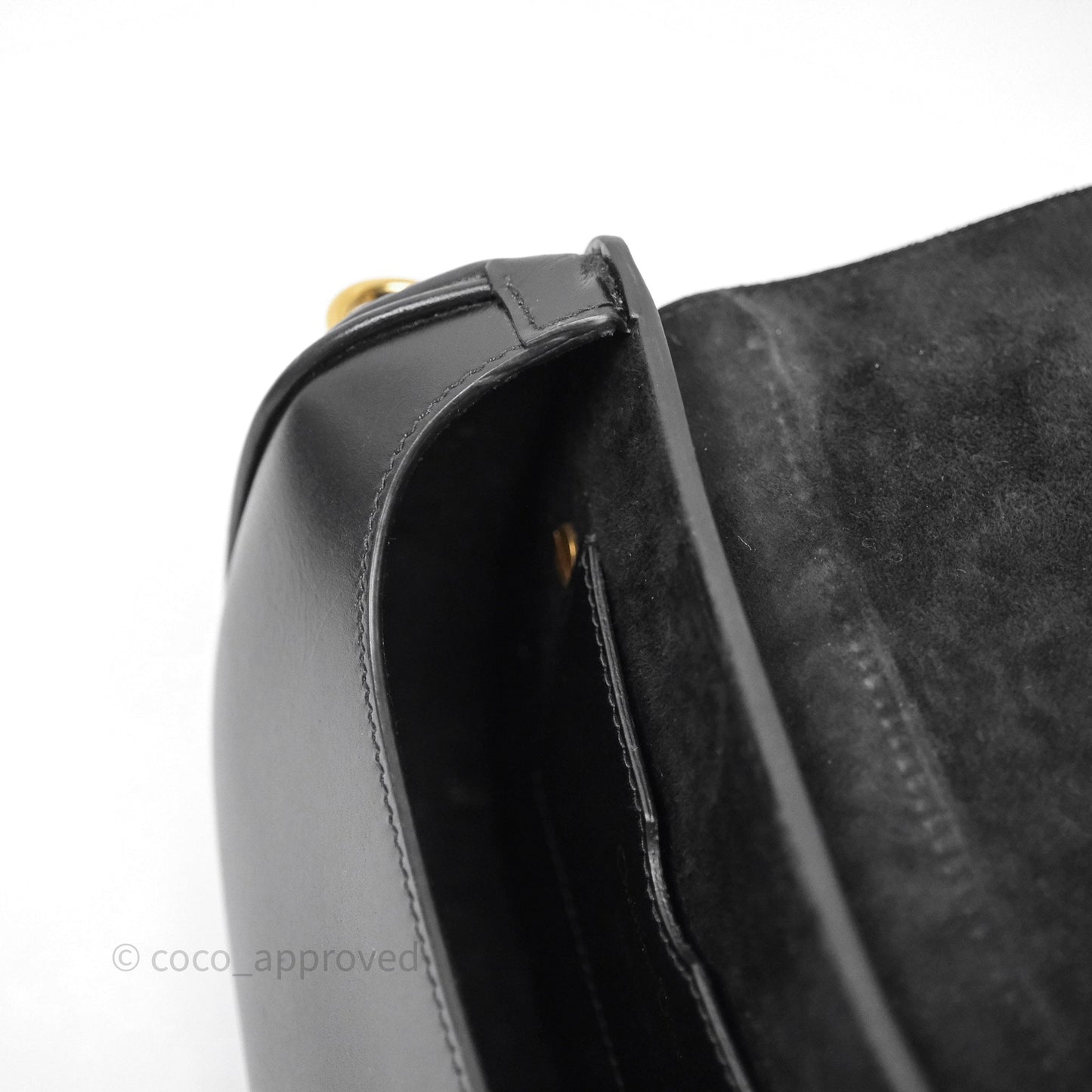 Christian Dior Small Bobby Bag Black Box Calfskin