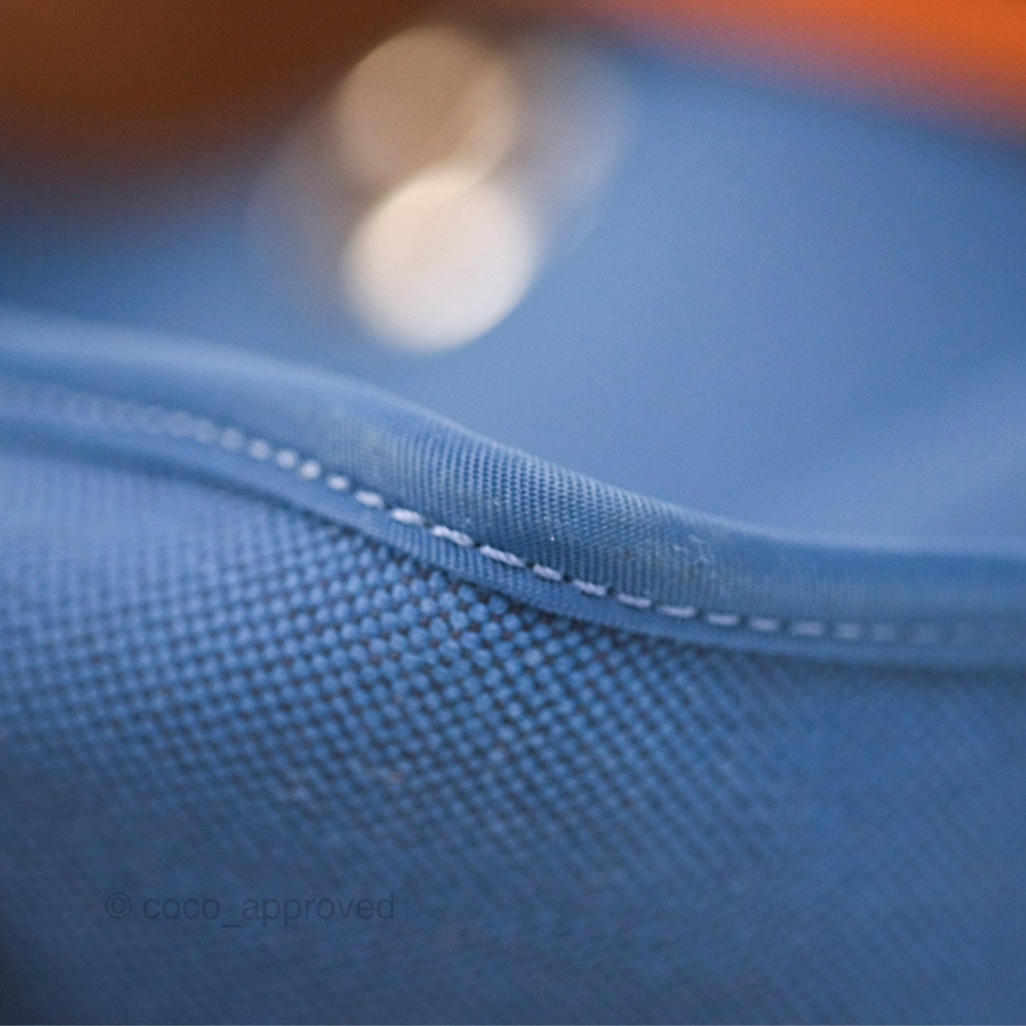 Hermès Herbag Zip 31 Blue/Natural Canvas Palladium Hardware