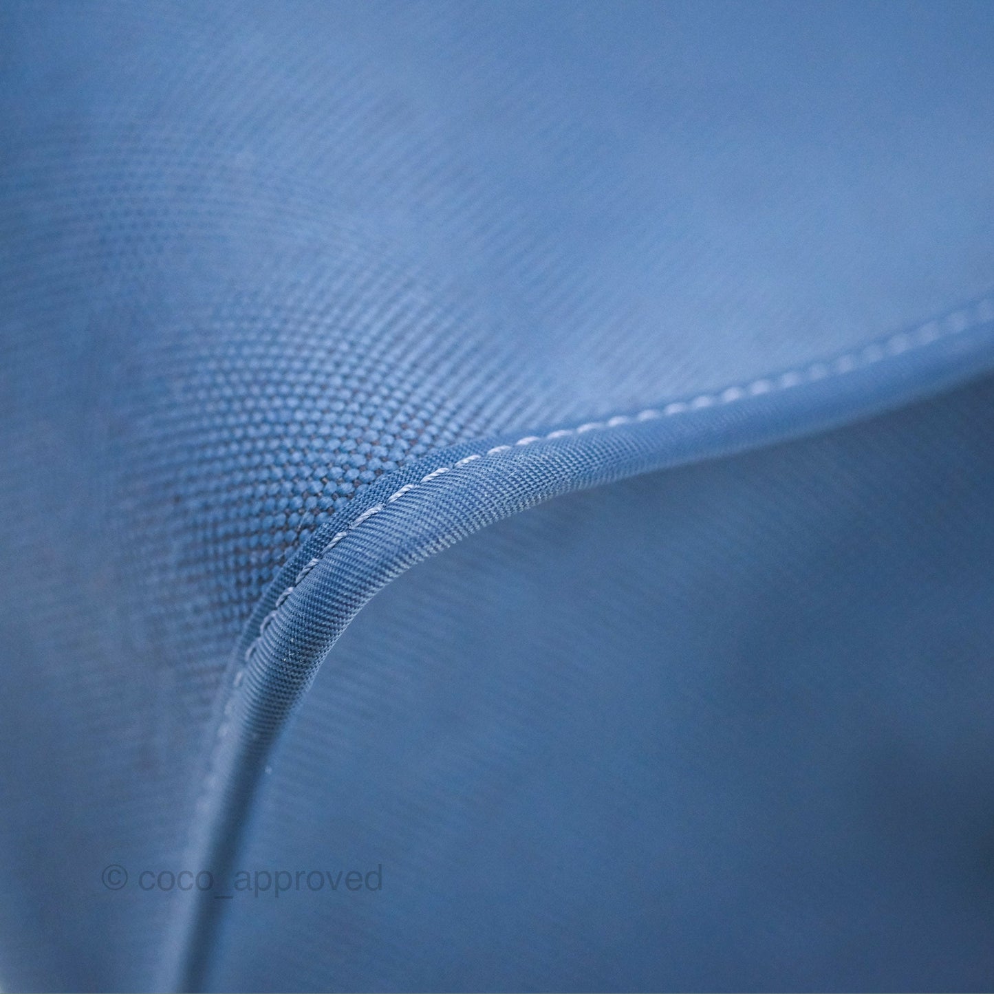 Hermès Herbag Zip 31 Blue/Natural Canvas Palladium Hardware
