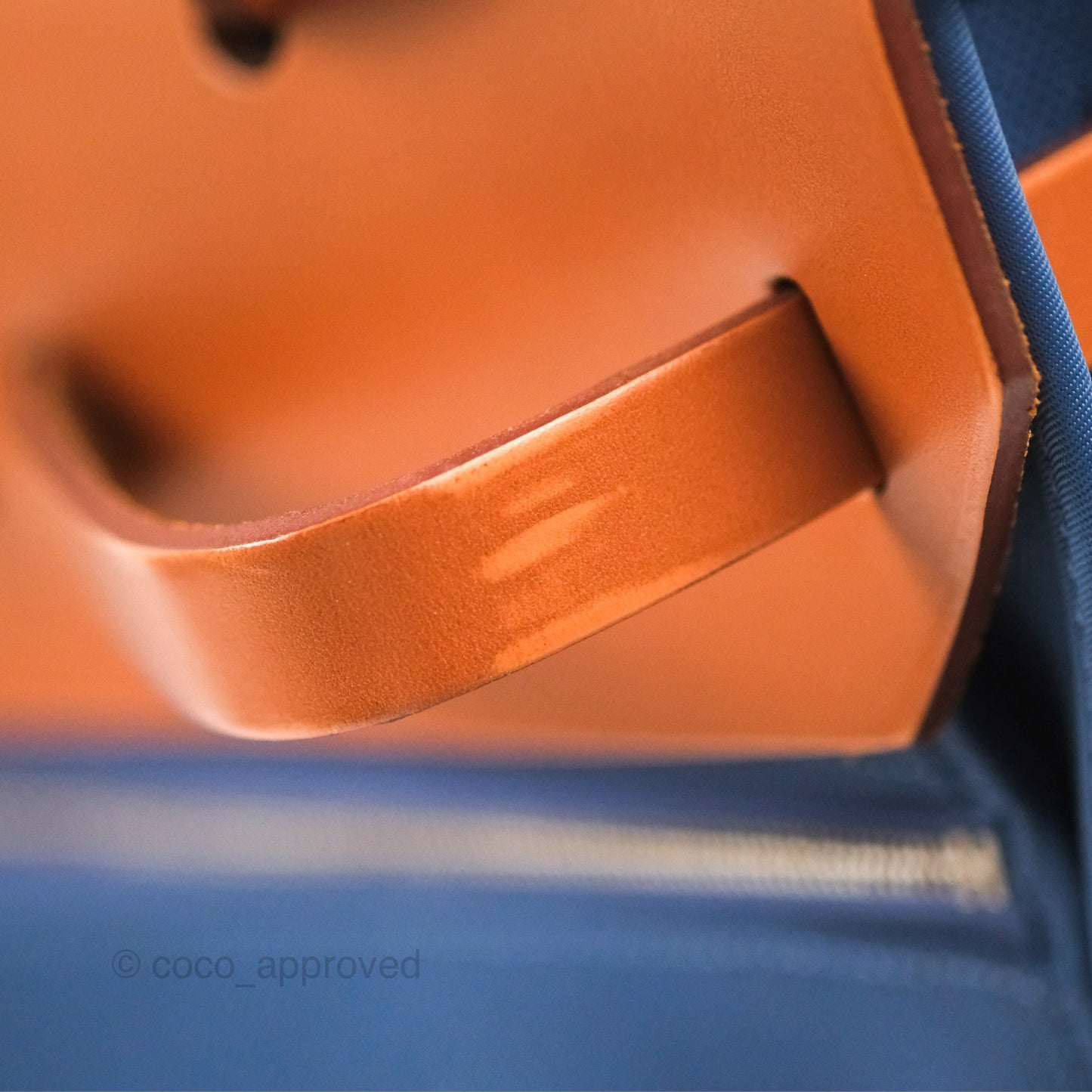 Hermès Herbag Zip 31 Blue/Natural Canvas Palladium Hardware