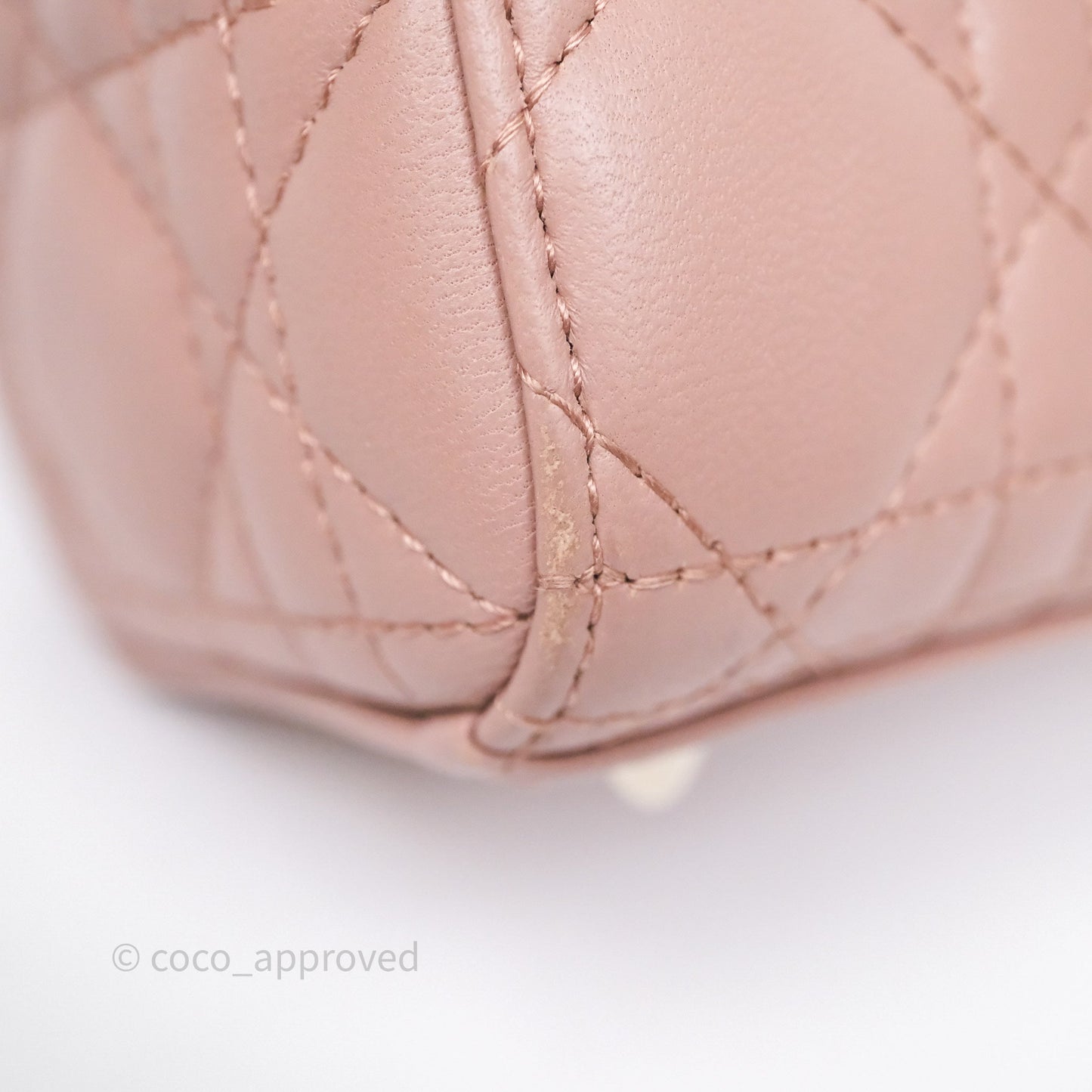 Christian Dior Small Lady Dior My ABCDior Bag Blush Cannage Lambskin