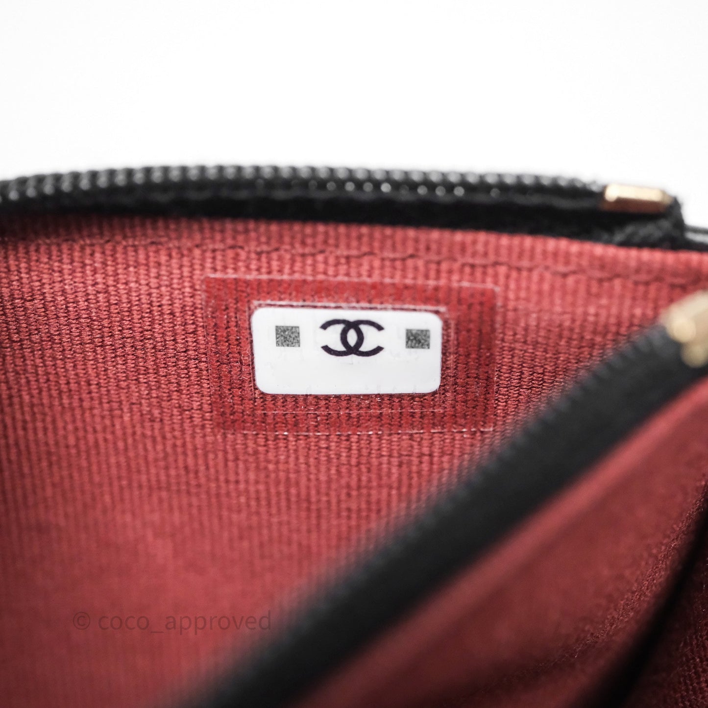 Chanel Quilted Perfect Fit Adjustable Phone Holder Black Calfskin Aged Gold Hardware