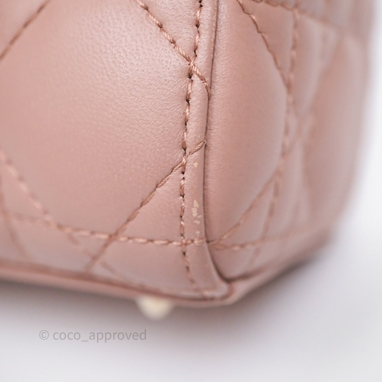 Christian Dior Small Lady Dior My ABCDior Bag Blush Cannage Lambskin