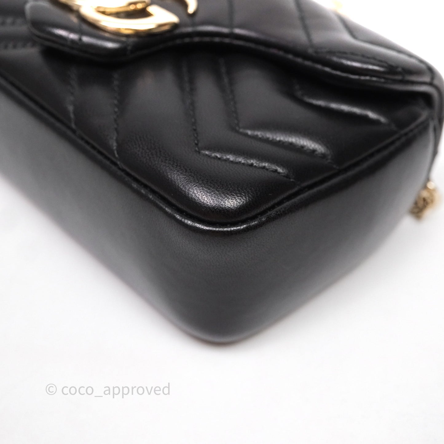 Gucci GG Marmont Super Mini Black Shoulder Bag