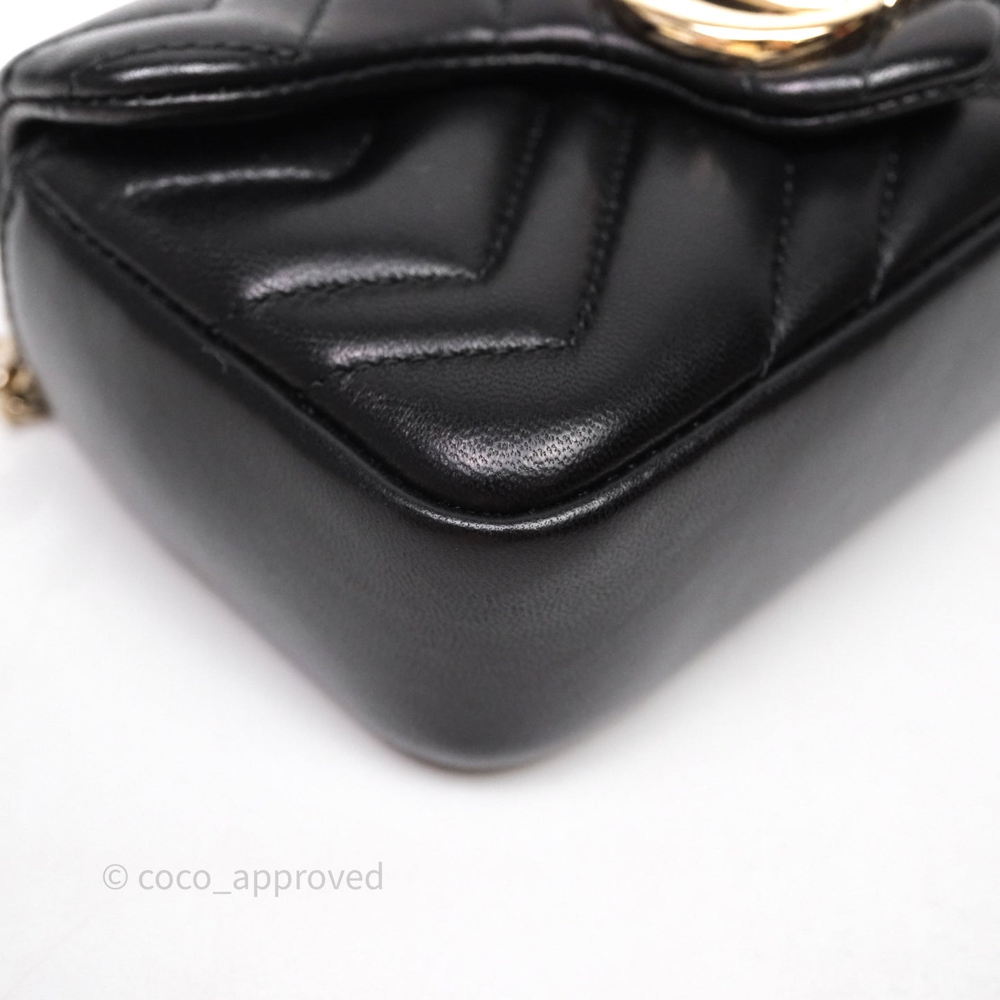 Gucci GG Marmont Super Mini Black Shoulder Bag