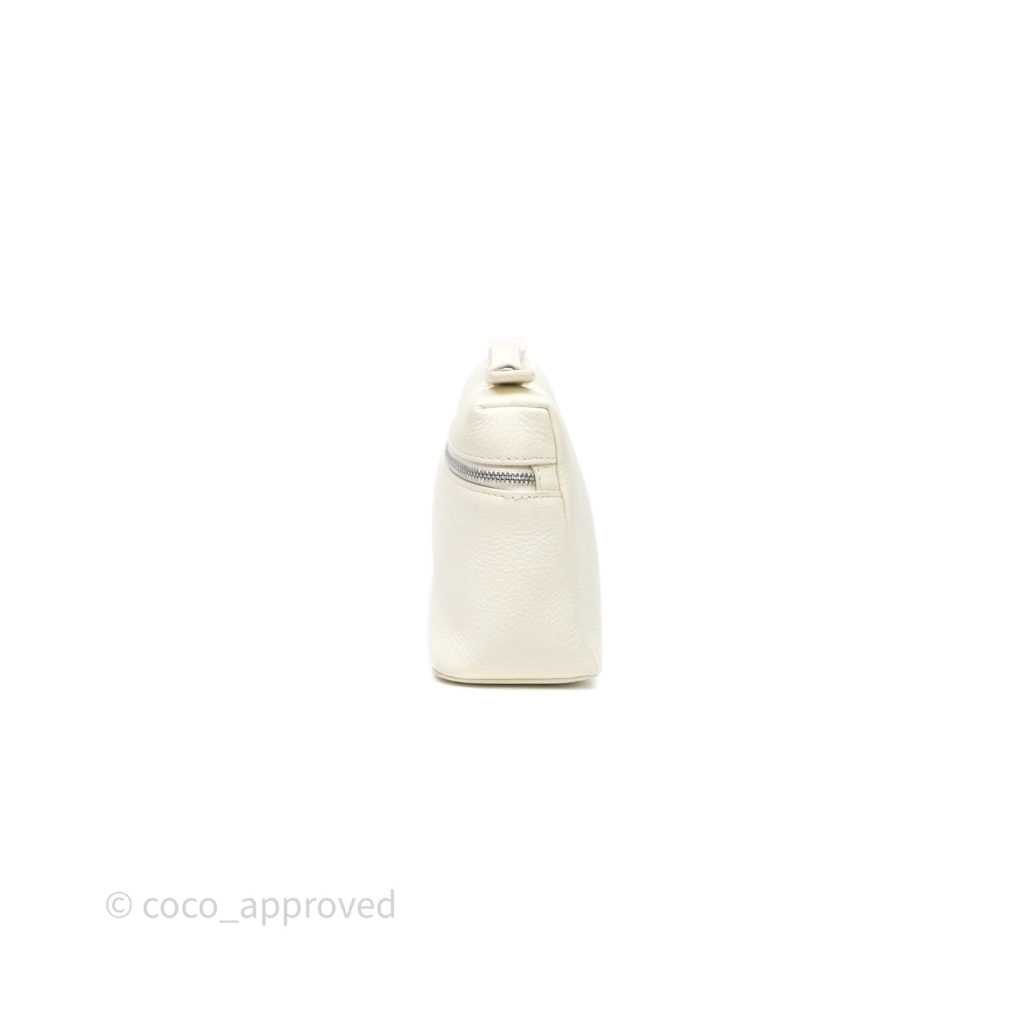Loro Piana Extra Pocket L19 Ivory White Grained Calfskin