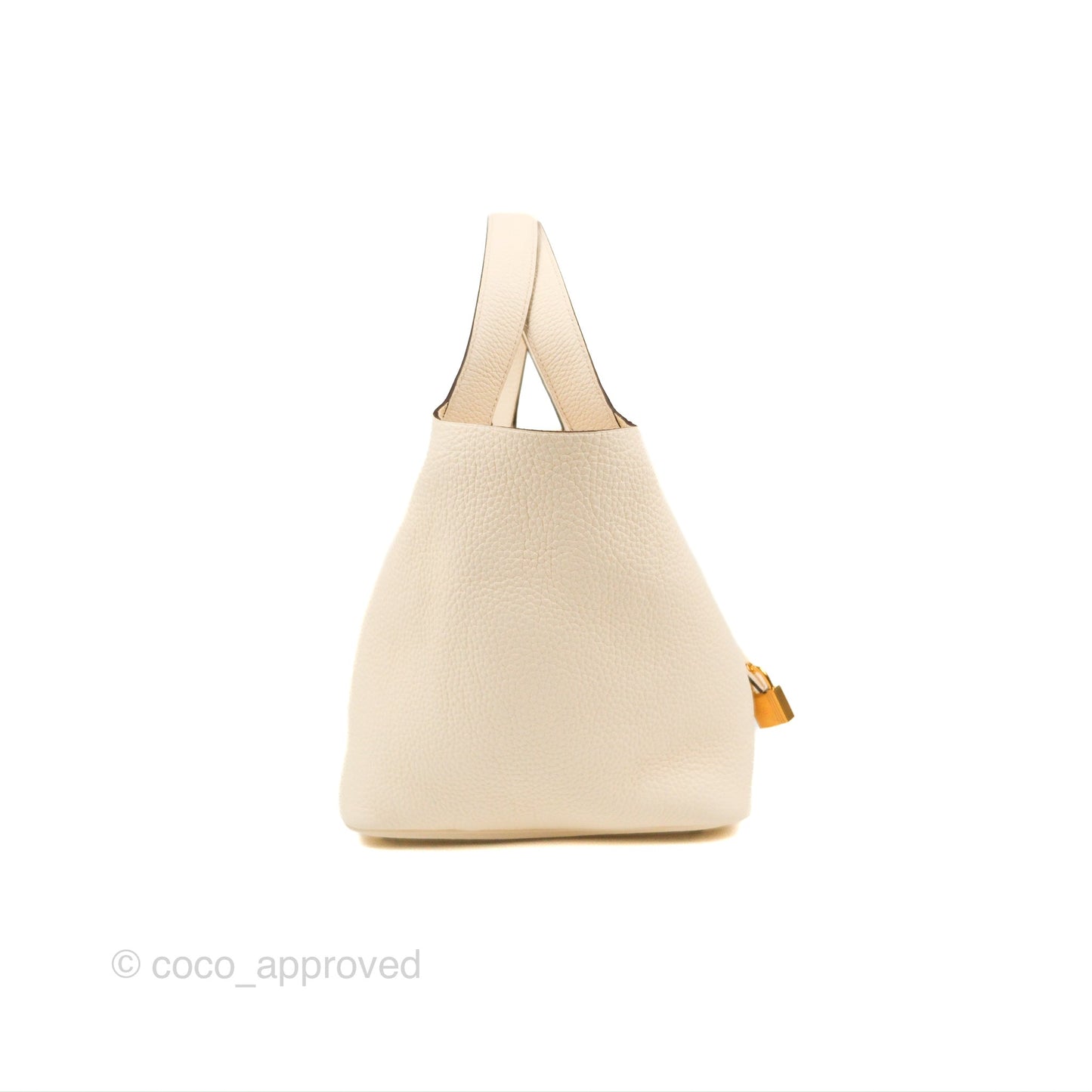 Hermès Picotin 22 Nata Clemence Gold Hardware
