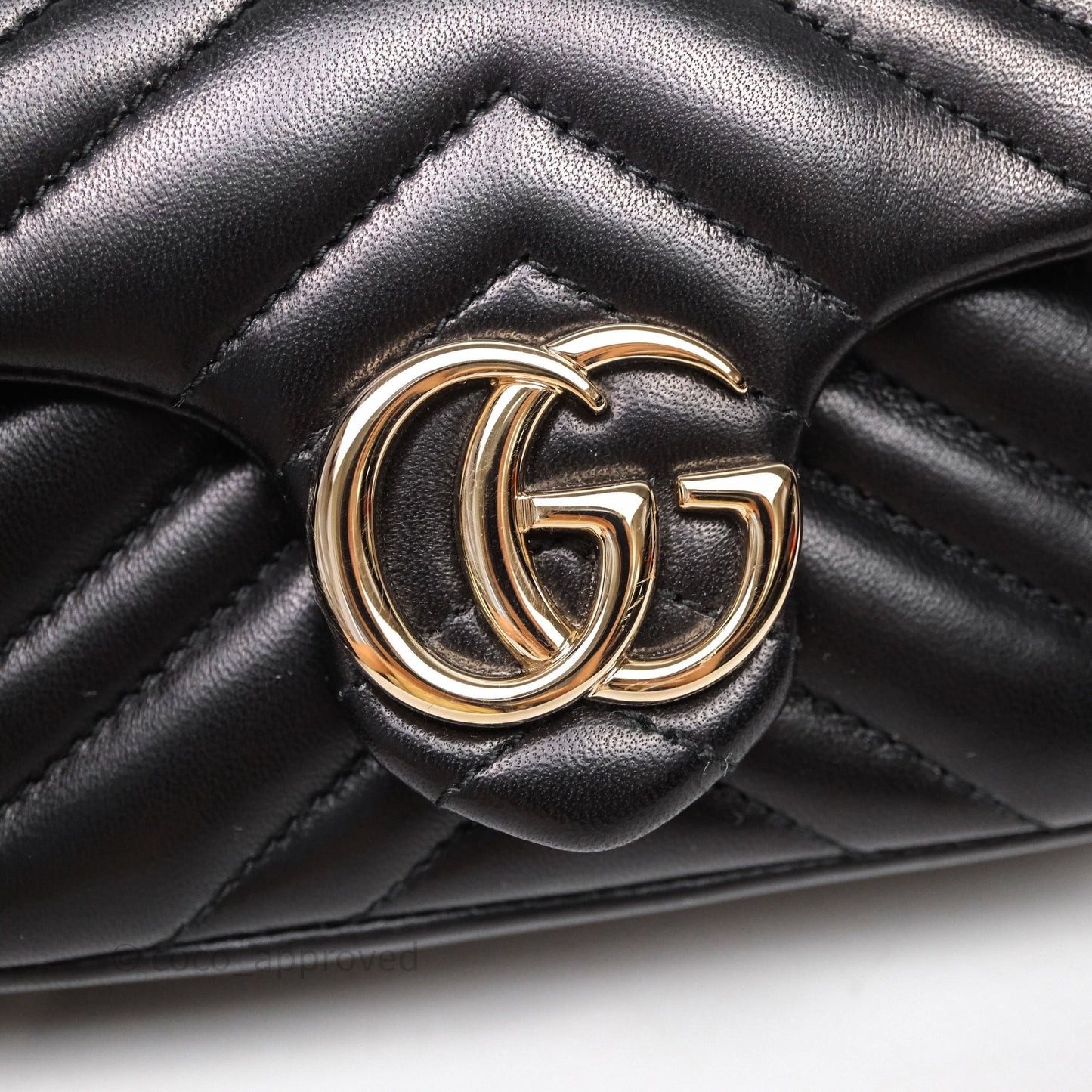 Gucci GG Marmont Super Mini Black Shoulder Bag