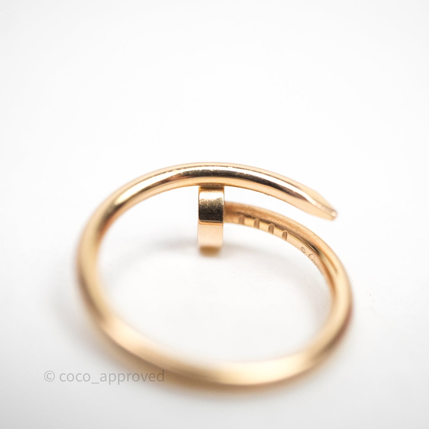Cartier Juste Un Clou Ring Gold Size 48