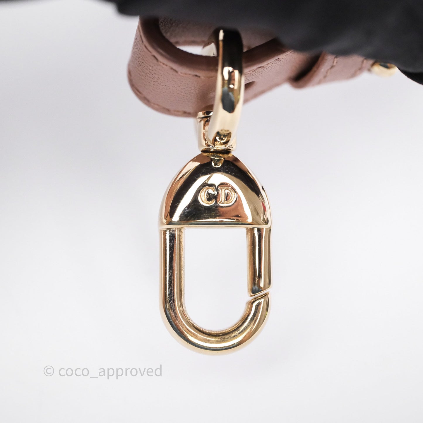 Christian Dior Small Lady Dior My ABCDior Bag Blush Cannage Lambskin