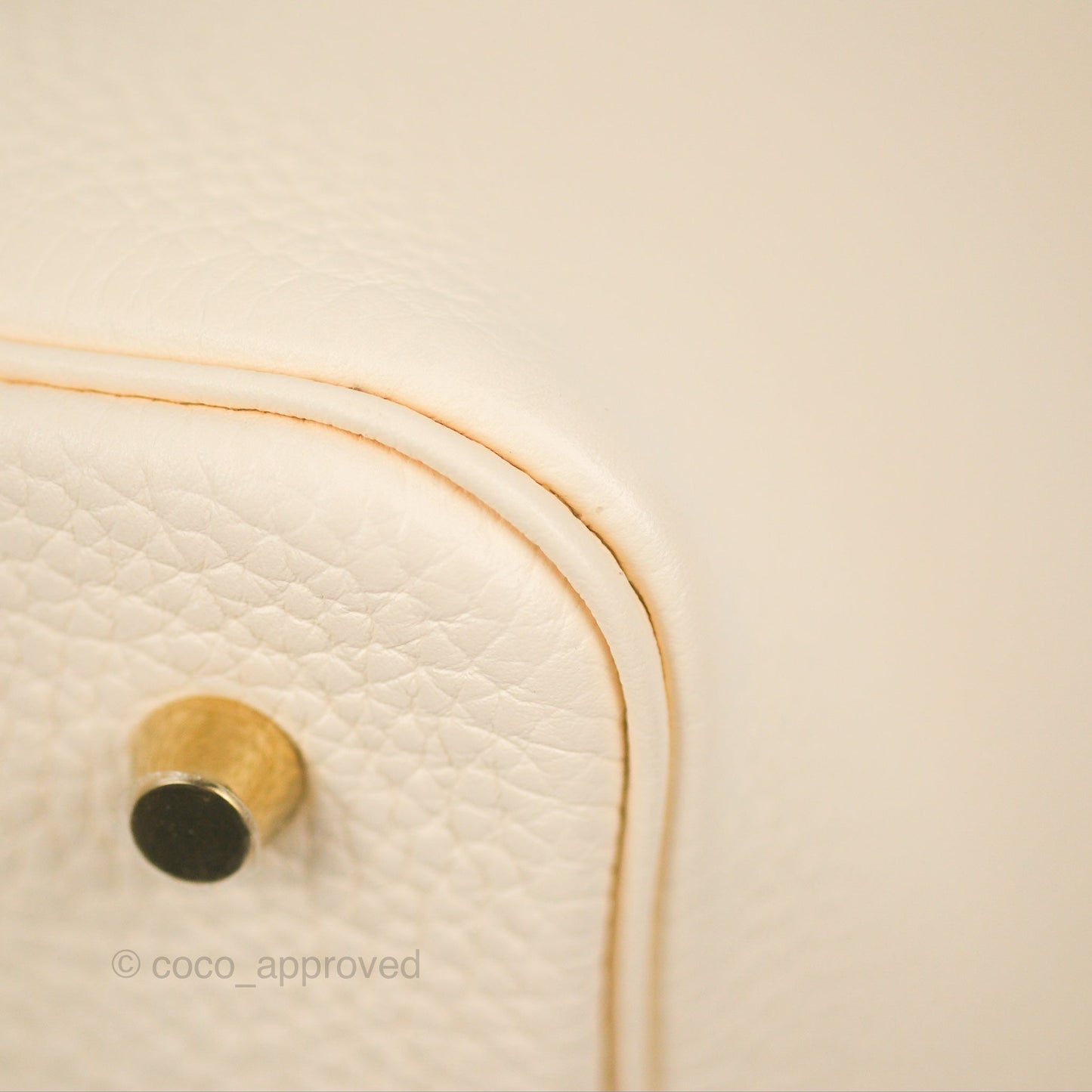 Hermès Picotin 22 Nata Clemence Gold Hardware