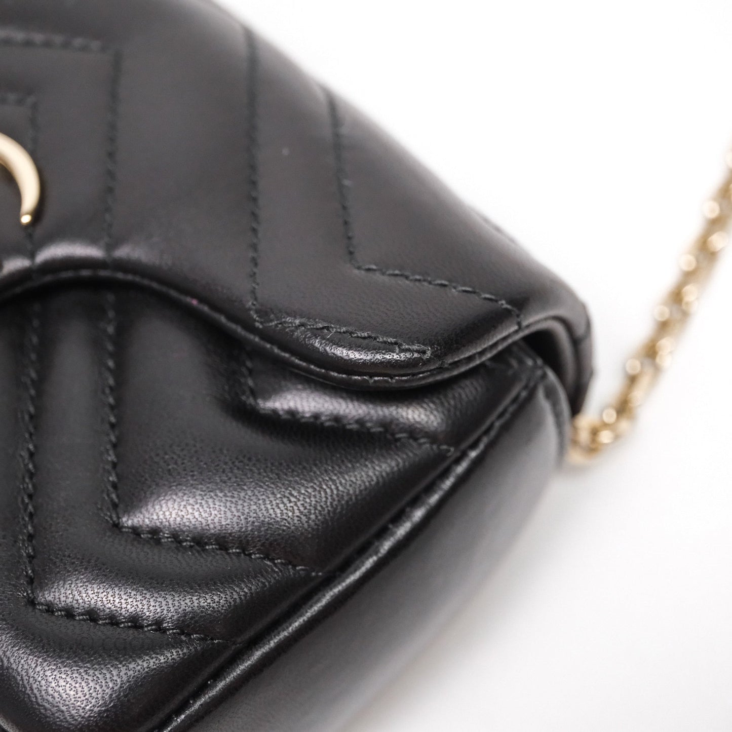 Gucci GG Marmont Super Mini Black Shoulder Bag