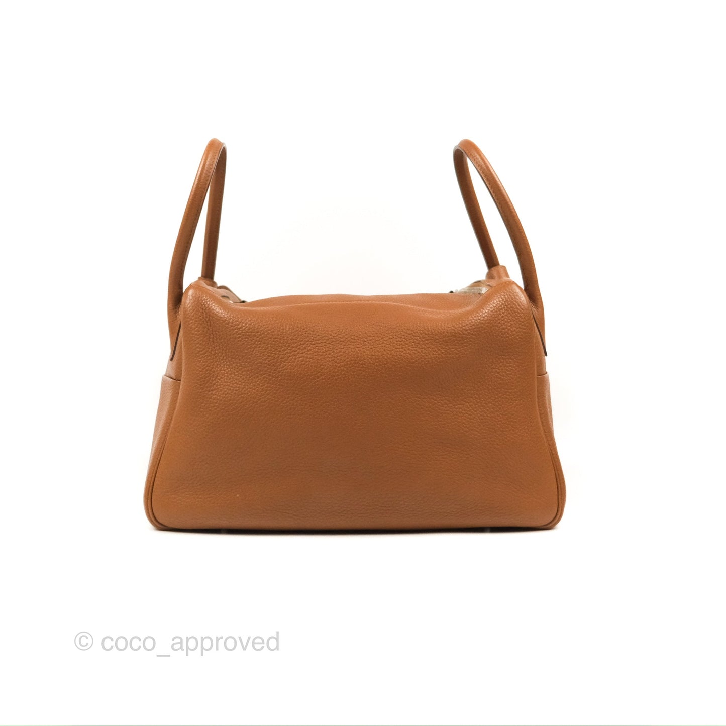 Hermès Lindy 34 Brown Clemence Palladium Hardware