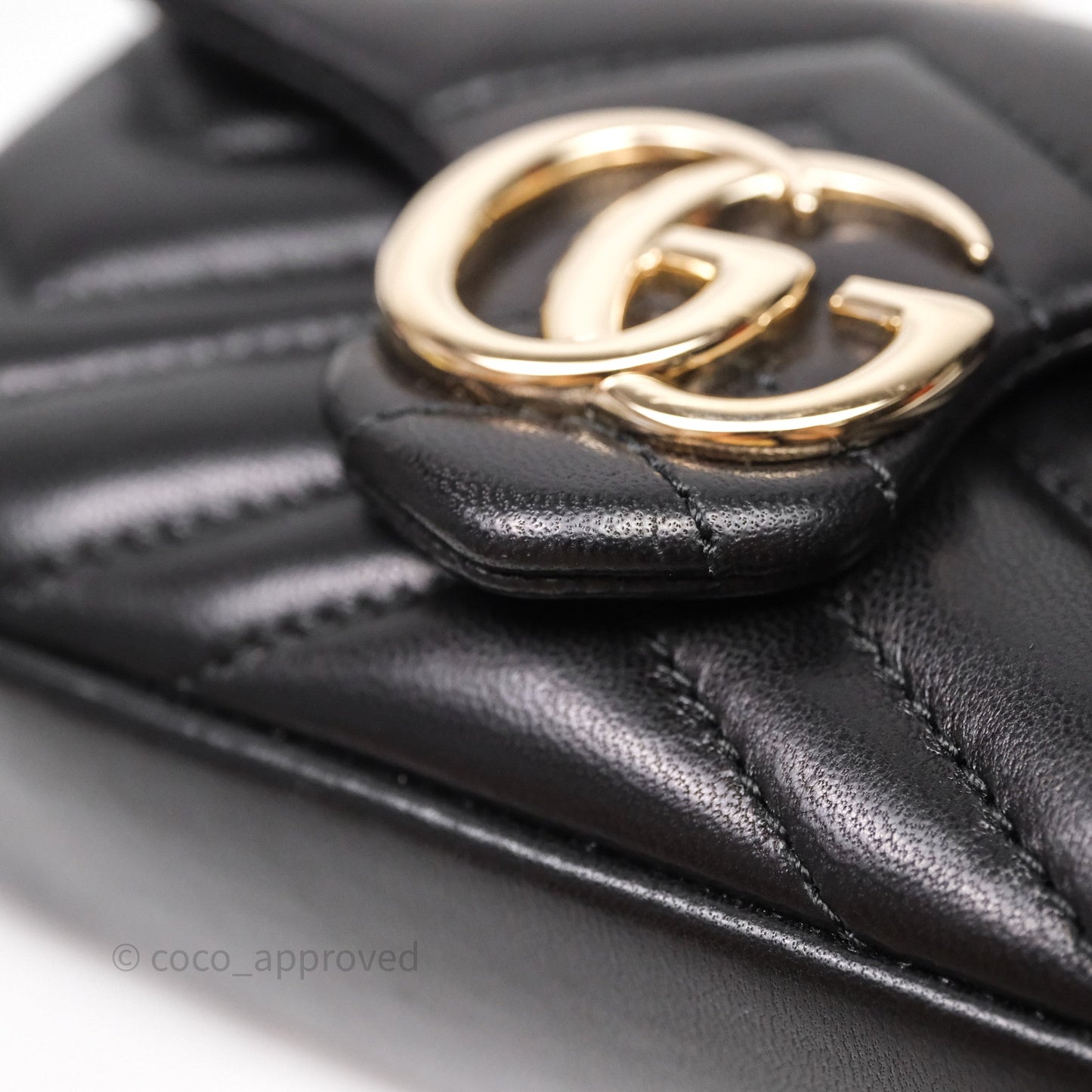 Gucci GG Marmont Super Mini Black Shoulder Bag
