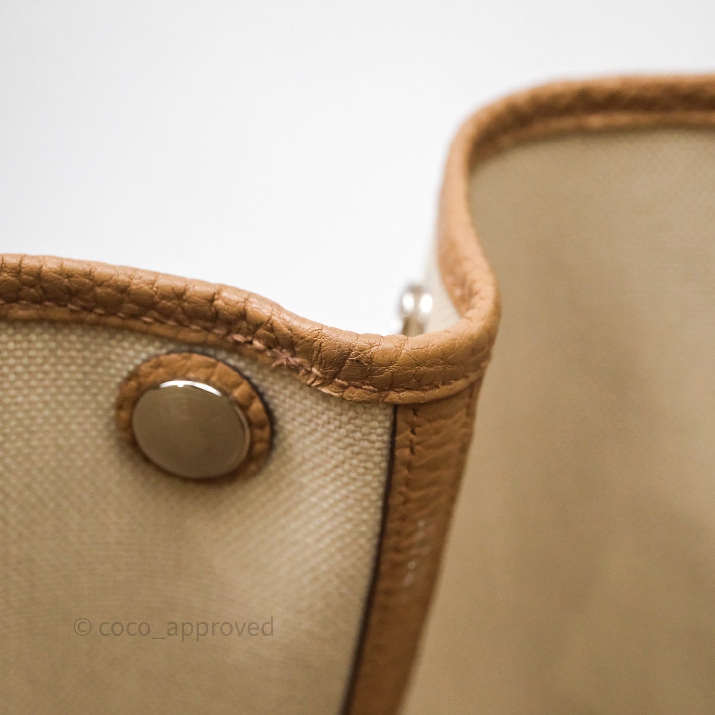 Hermès Garden Party 30 Beton 8L/Biscuit 48 Canvas