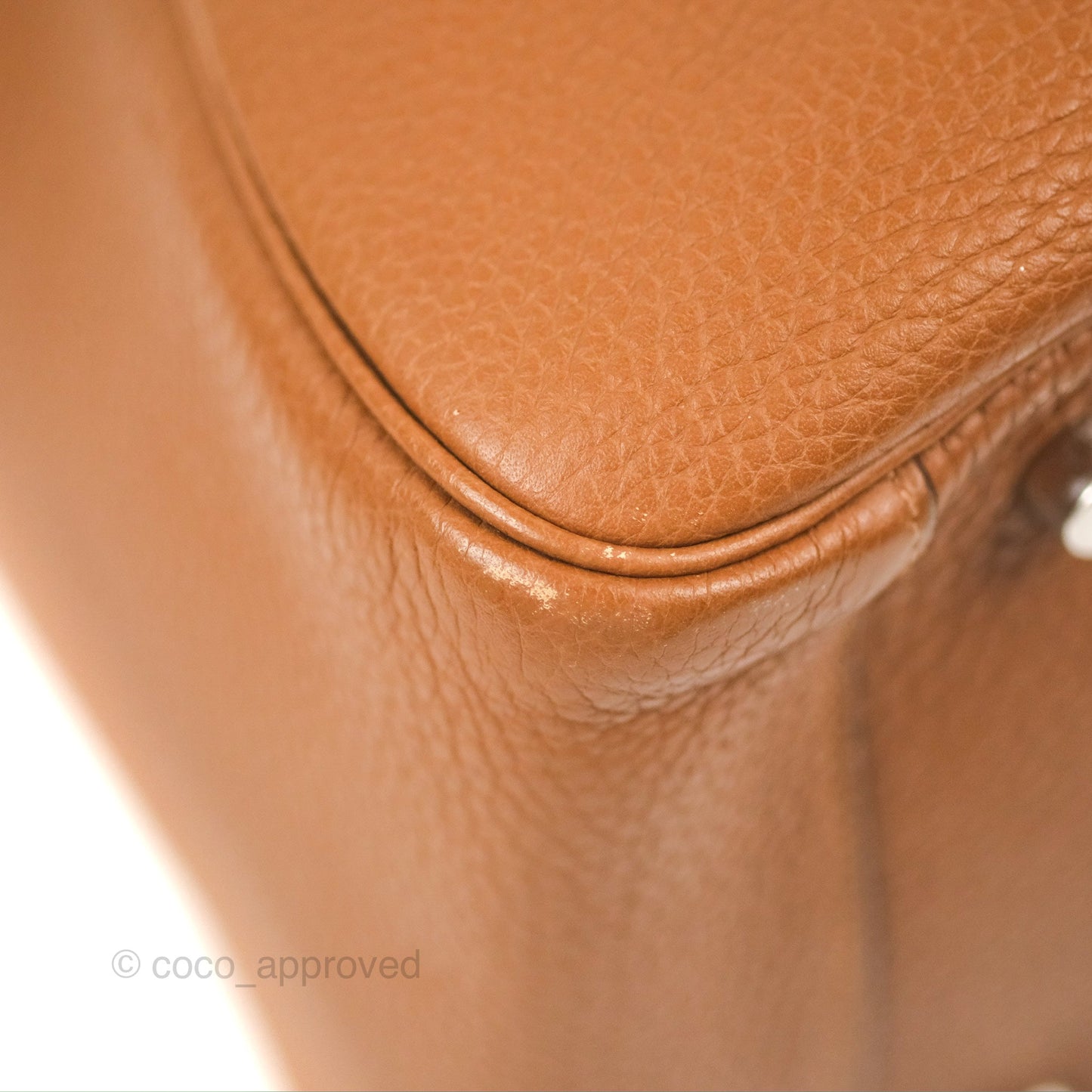 Hermès Lindy 34 Brown Clemence Palladium Hardware