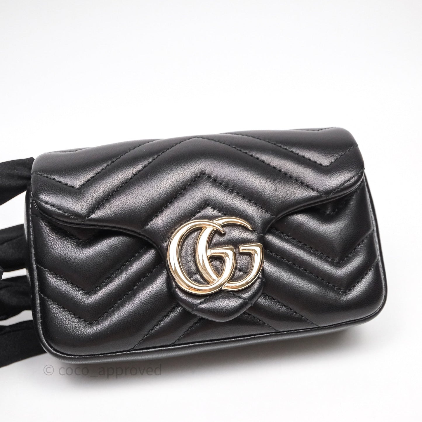 Gucci GG Marmont Super Mini Black Shoulder Bag