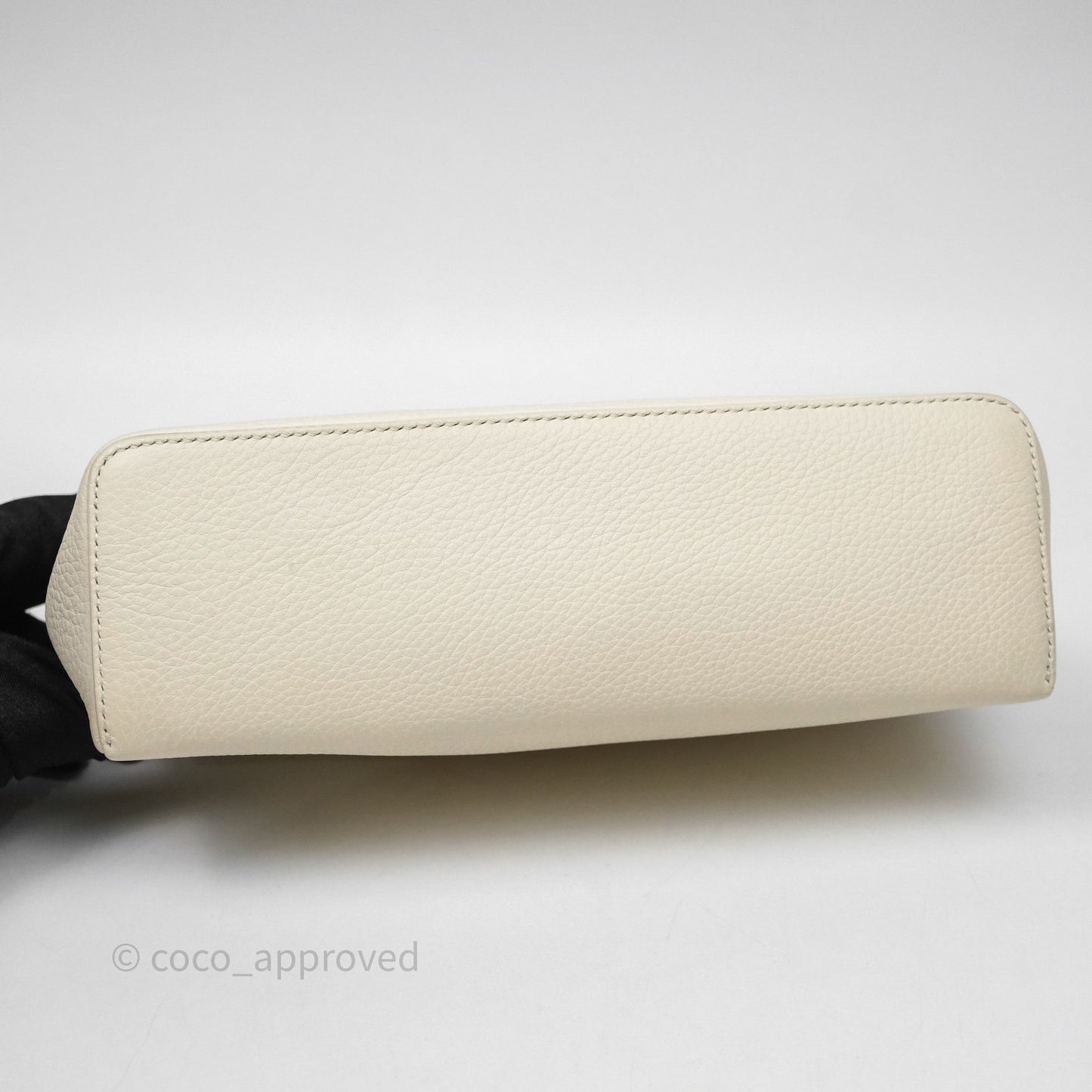 Loro Piana Extra Pocket L19 Ivory White Grained Calfskin