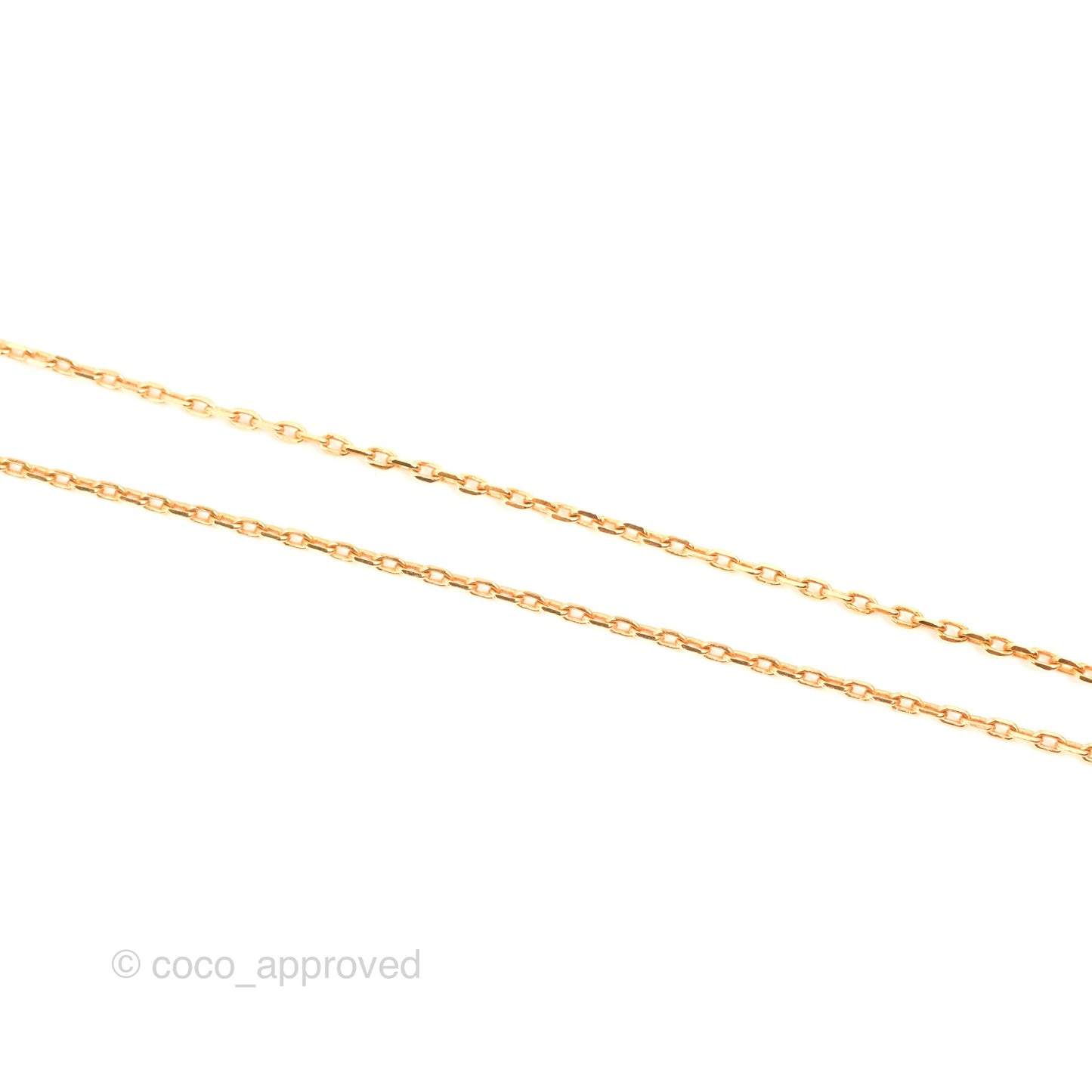 Hermès Mini Pop H Rose Dragee Pendant Necklace Rose Gold Hardware