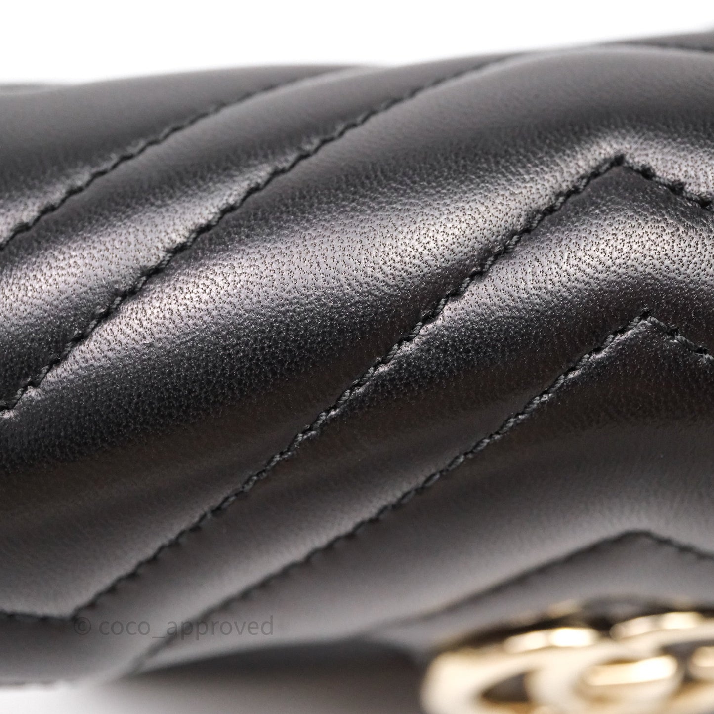 Gucci GG Marmont Super Mini Black Shoulder Bag