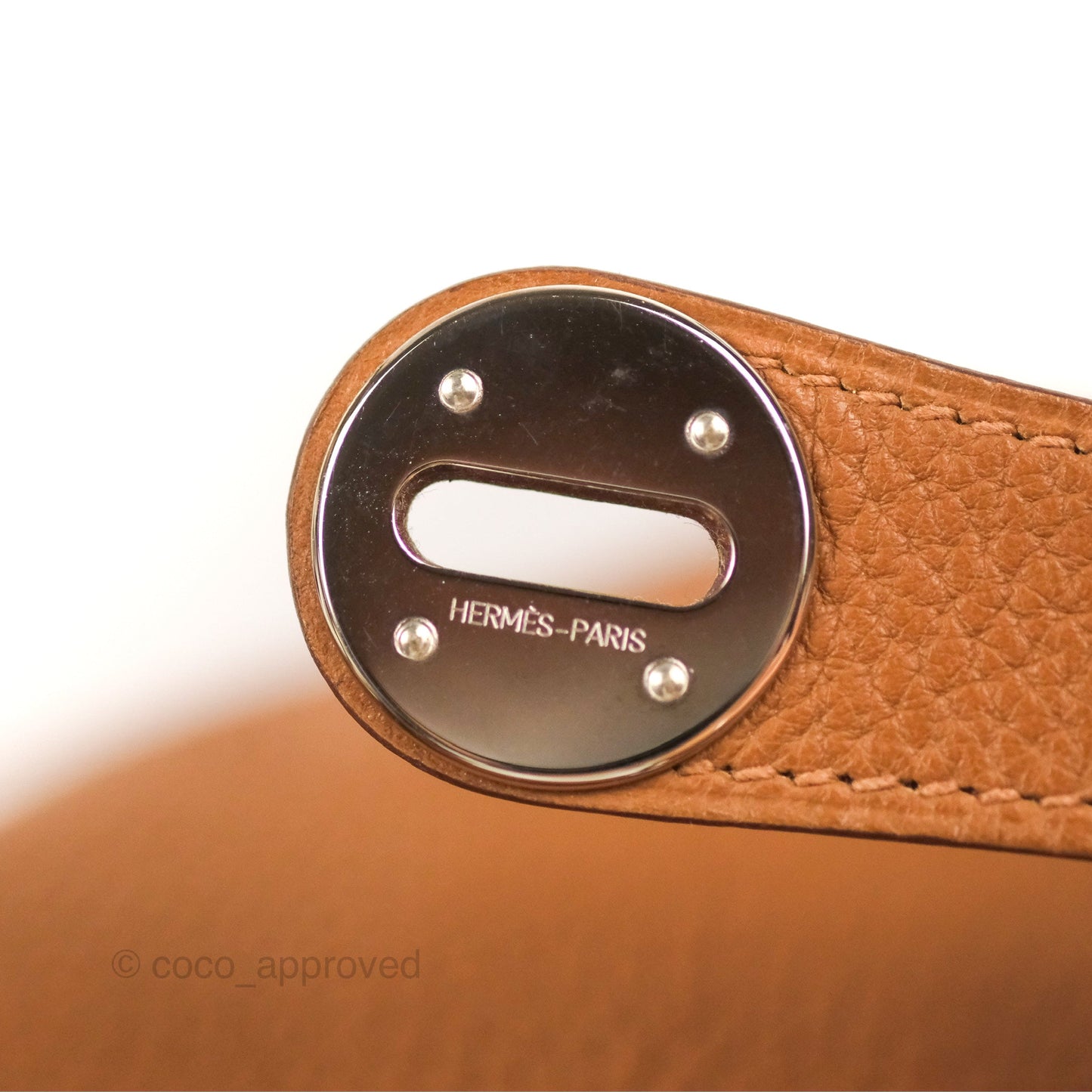 Hermès Lindy 34 Brown Clemence Palladium Hardware